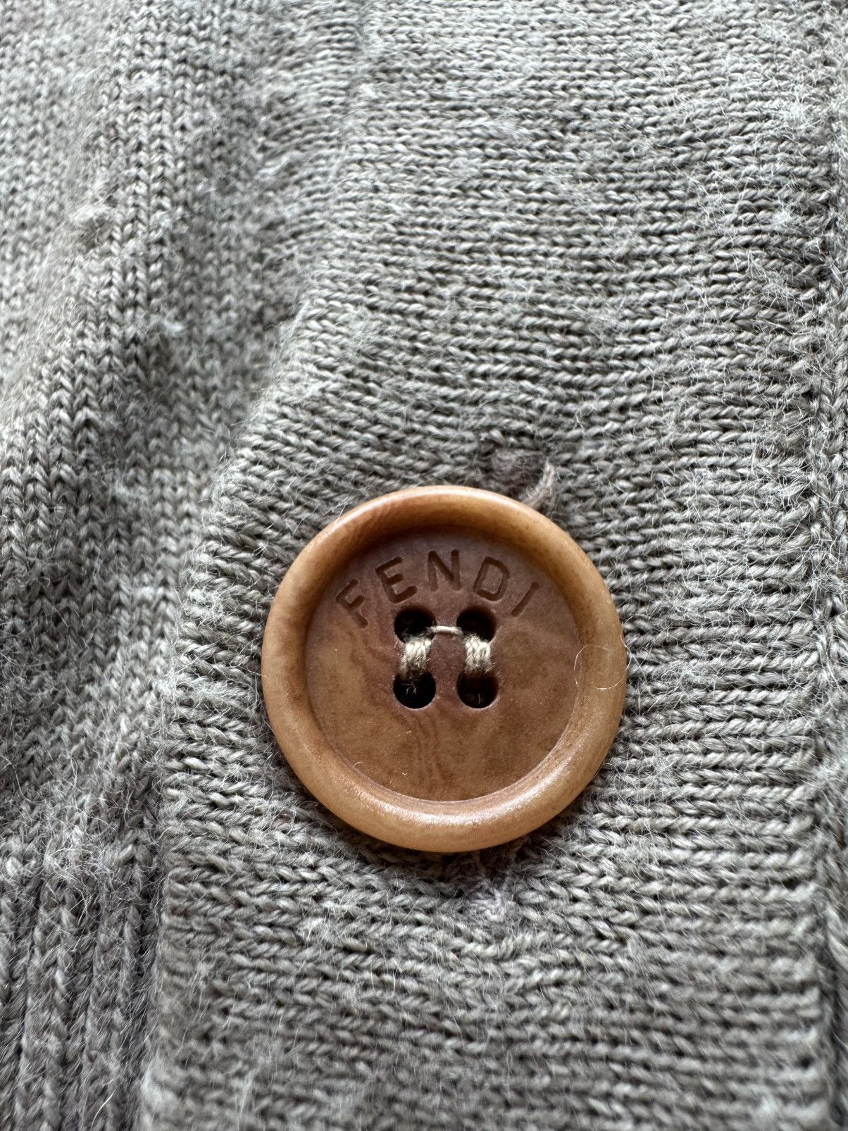 Fendi Fendi Maglia Vintage Knited Men’s 50 Size Button Wool Cardigan Sweater Pullover Size US L / EU 52-54 / 3 - 9 Thumbnail