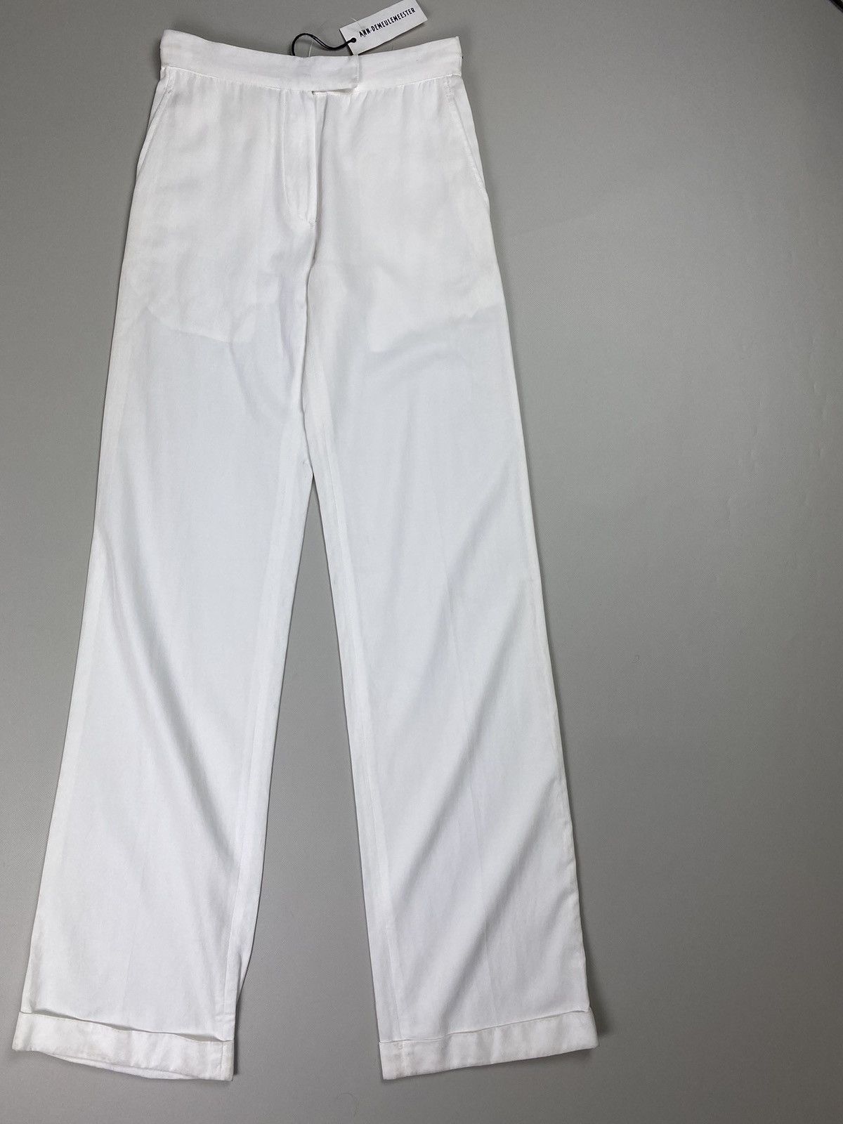Ann Demeulemeester Ann Demeulemeester ladies wide leg dress pants trousers Size 24" / US 00 / IT 34 - 3 Thumbnail