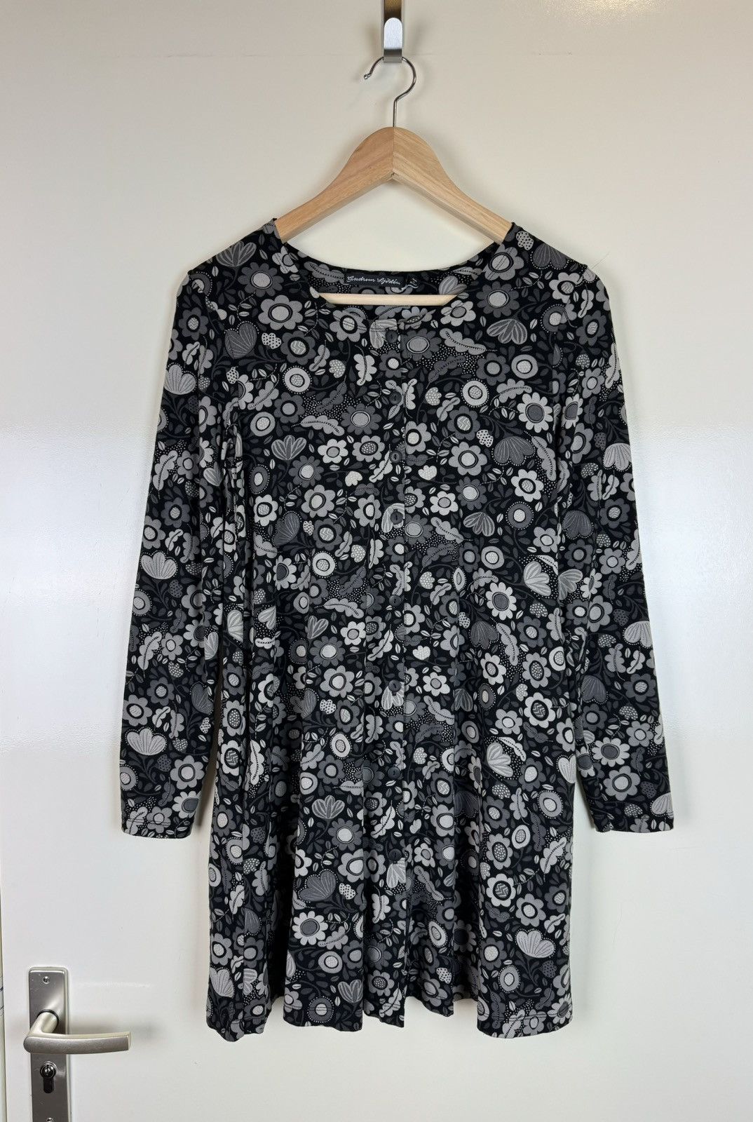 Gudrun Sjoden Gudrun sjoden floral modal dress tunic avant garde gothic S Size S / US 4 / IT 40 - 1 Thumbnail