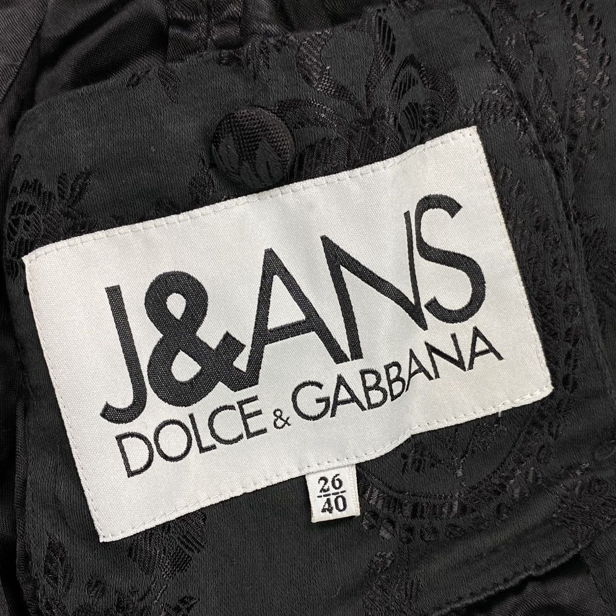 Dolce & Gabbana J&ANS Floral Lace Overlay Blazer Size L / US 10 / IT 46 - 7 Thumbnail
