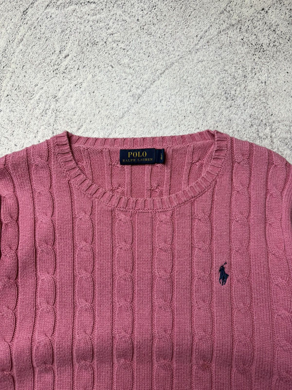 Polo Ralph Lauren Women’s Vintage Polo Ralph Lauren knitted Sweater luxury Size L / US 10 / IT 46 - 6 Thumbnail