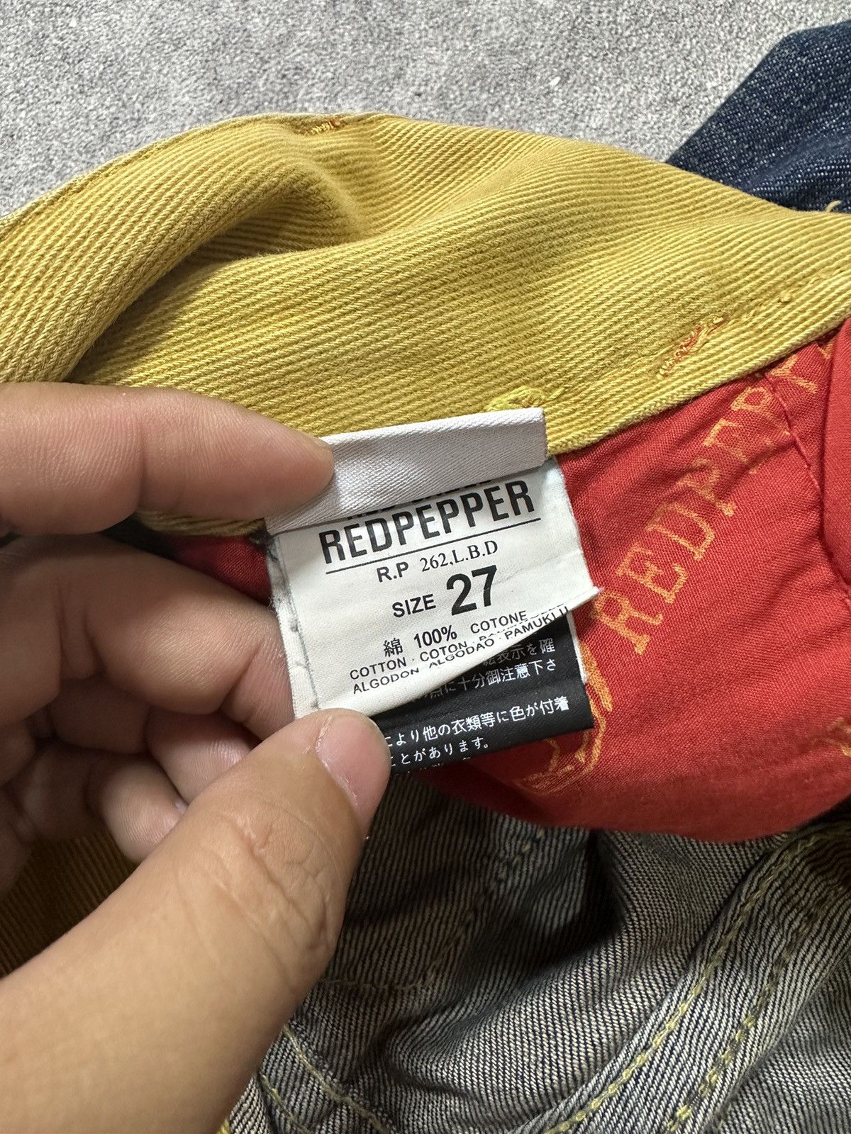 Tornado Mart Vintage Y2K Red Papper flare jeans Size 28" / US 6 / IT 42 - 6 Thumbnail