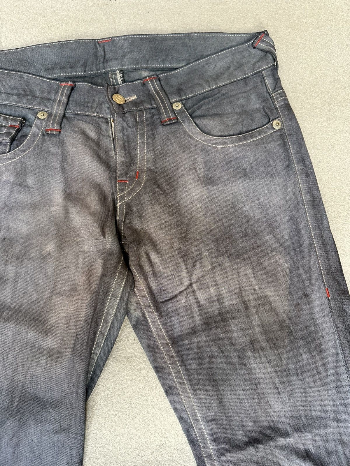 FLARE Tornado Mart Hand Dyed Denim