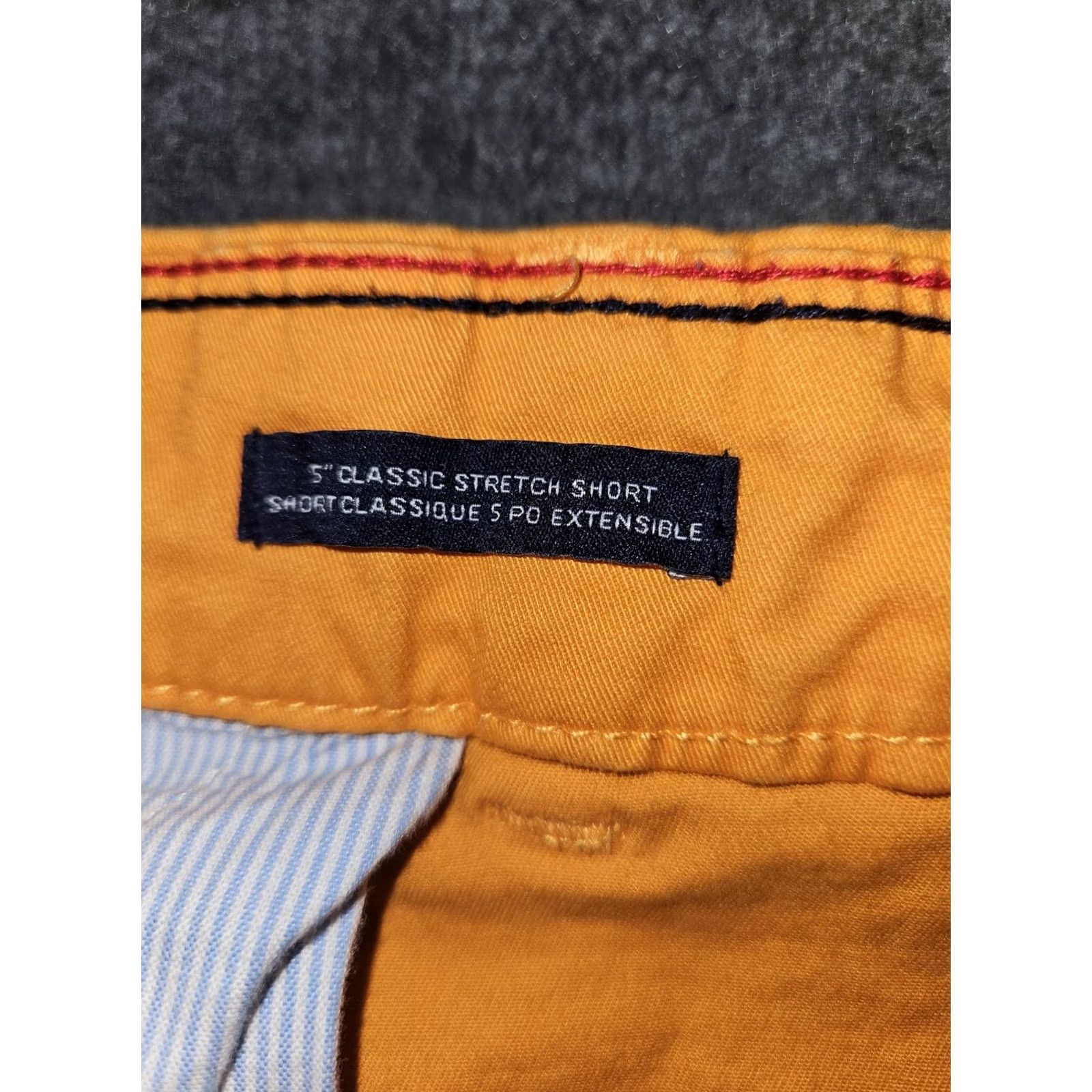 Tommy Hilfiger Tommy Hilfiger Chino Shorts Womens 14 Yellow 5 Inch Classic Stretch Twill Size 36" / US 14 / IT 50 - 3 Thumbnail