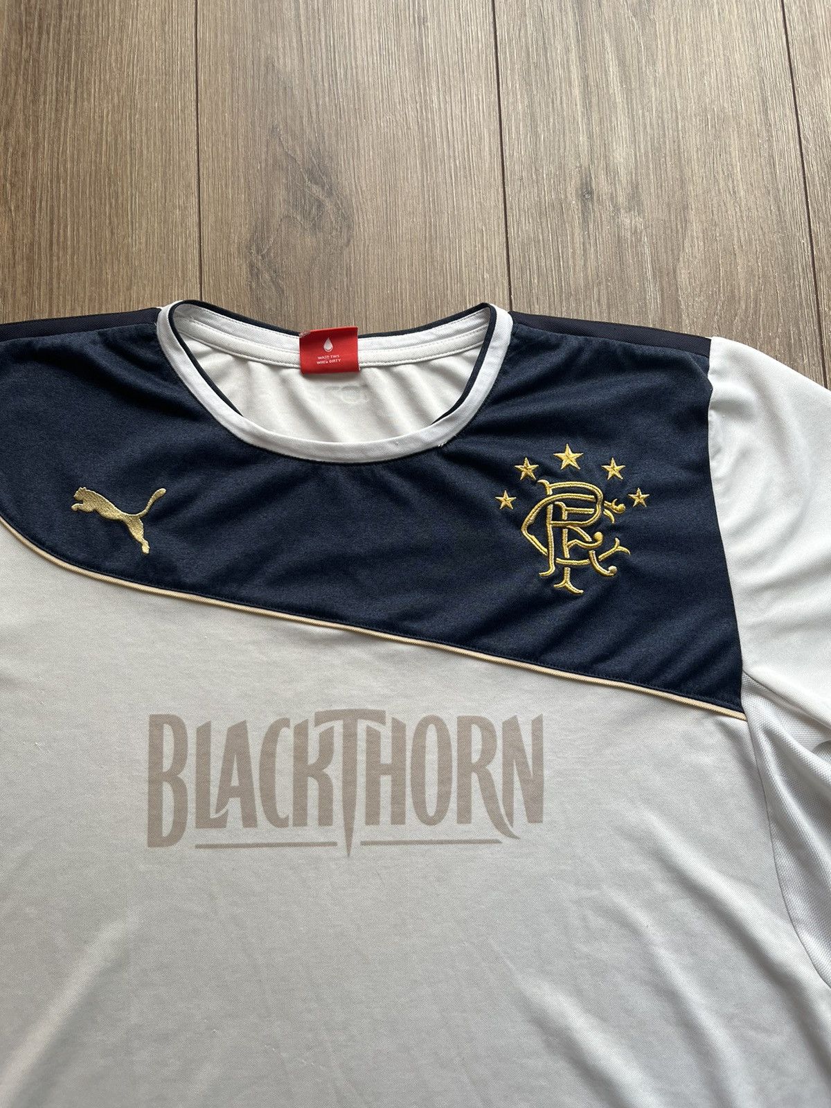 Puma × Vintage Puma Rangers 2013-14 Away Kit Size US XXL / EU 58 / 5 - 2 Thumbnail