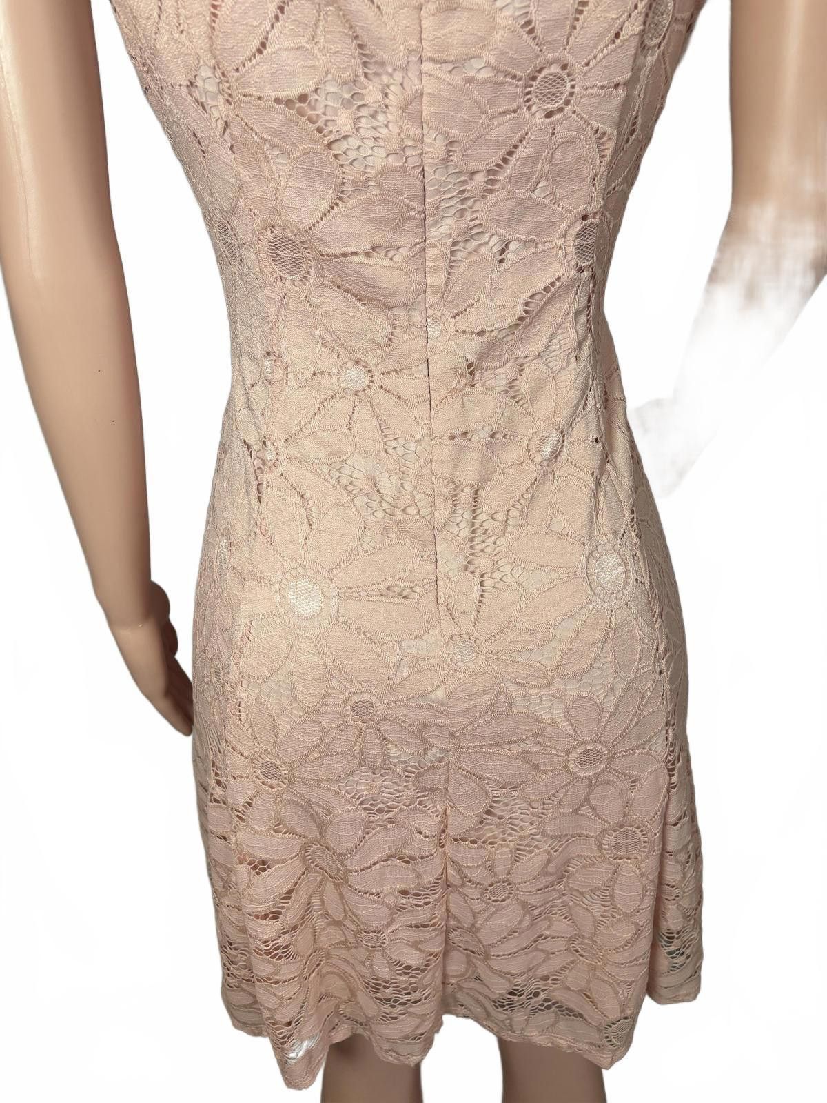 Other Blush Pink Lace Dress. Wedding guest Spring Feminine size 8. Size M / US 6-8 / IT 42-44 - 4 Thumbnail