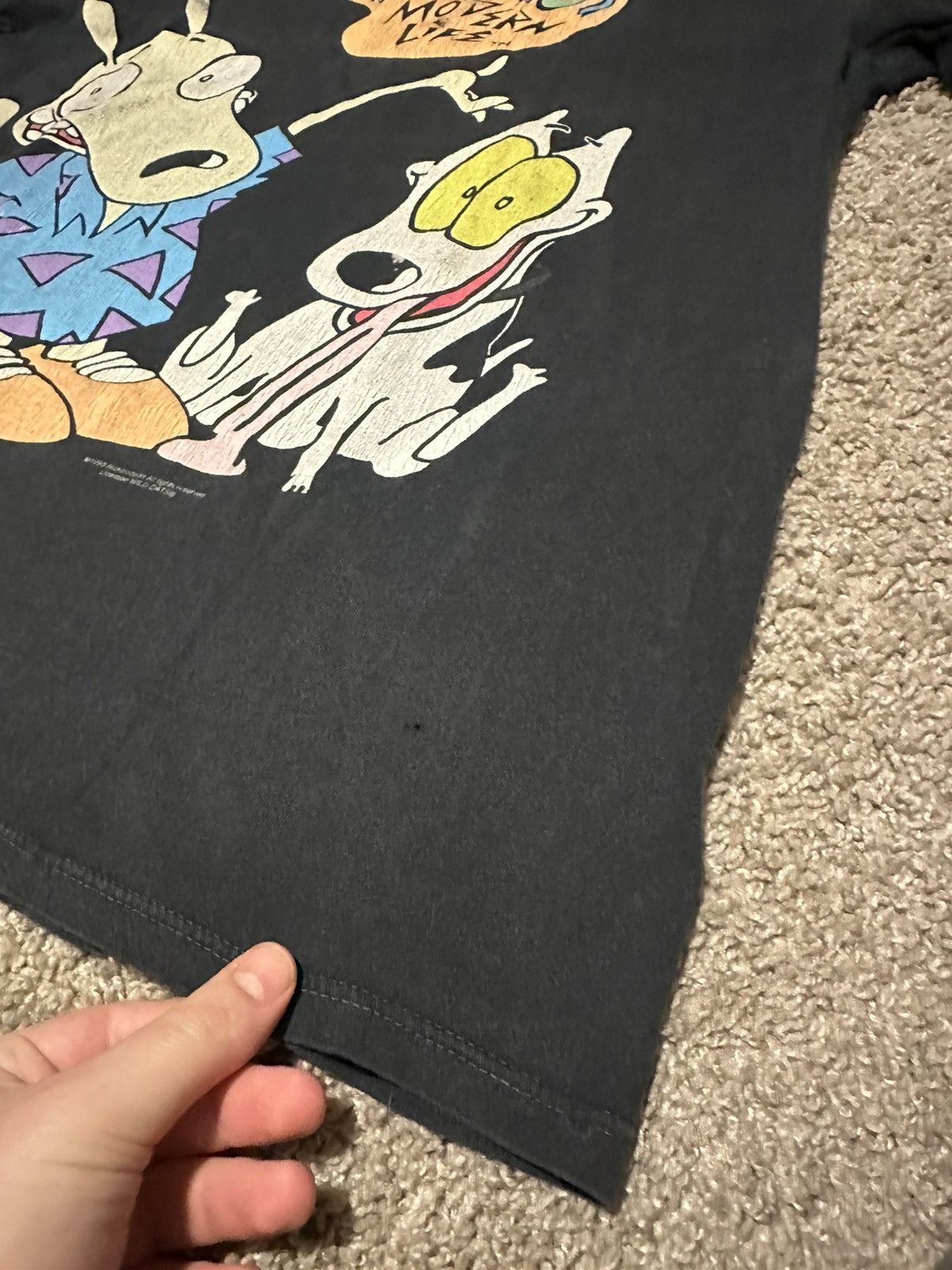 Vintage Rockos Modern Life Vintage T-shirt Xl 1993 Nickelodeon Size US XL / EU 56 / 4 - 4 Thumbnail