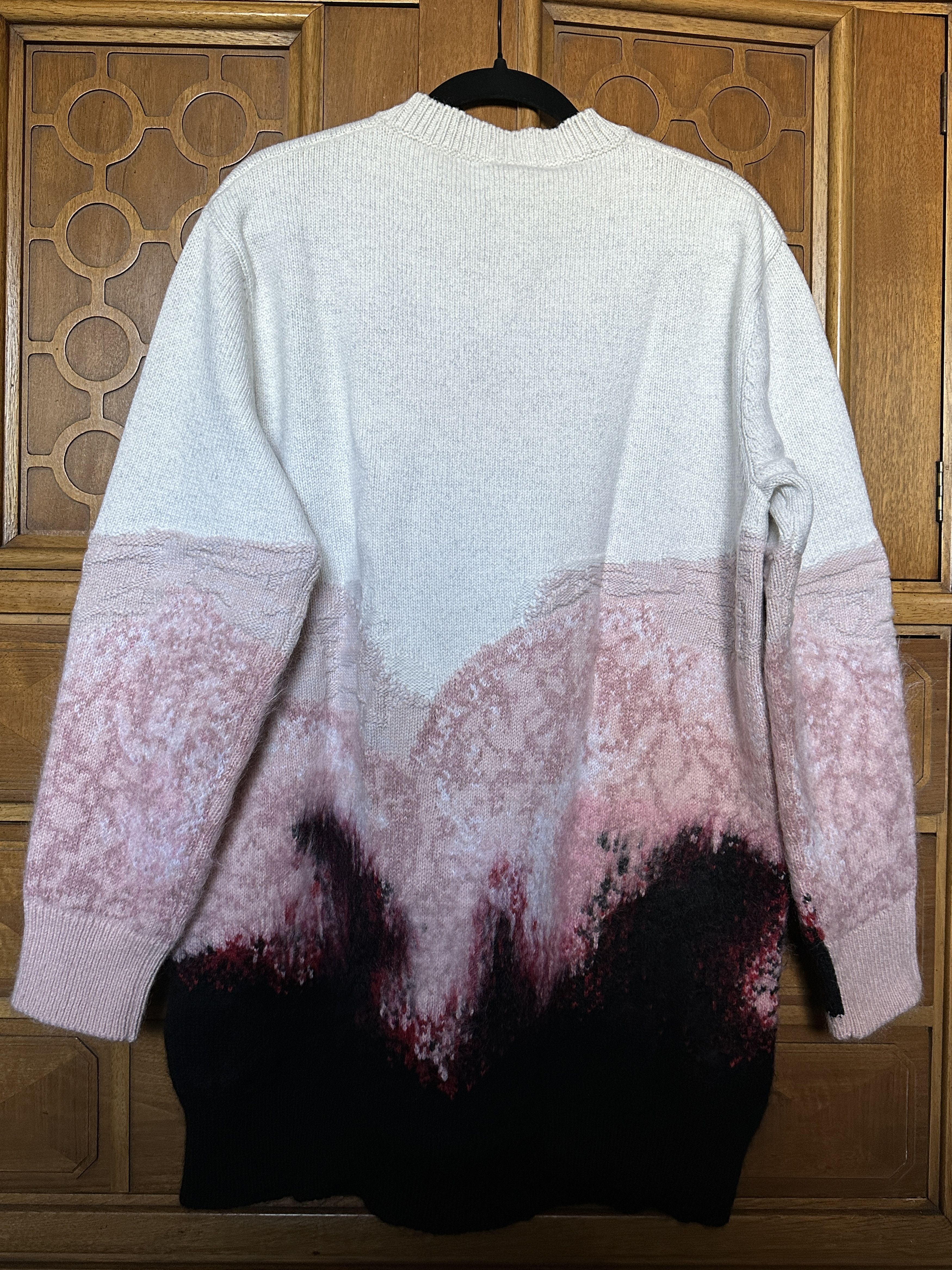 Alexander McQueen Alexander McQueen Oversize Intarsia Flower Crewneck Size US S / EU 44-46 / 1 - 2 Thumbnail