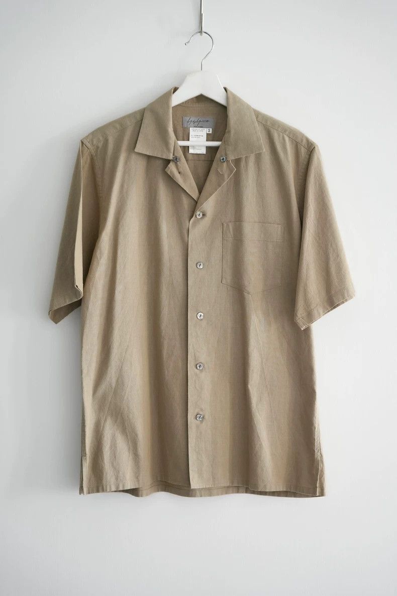 Yohji Yamamoto Yohji Yamamoto Yohji Yamamoto Short Sleeve Shirt Size 2 Size US S / EU 44-46 / 1 - 1 Thumbnail