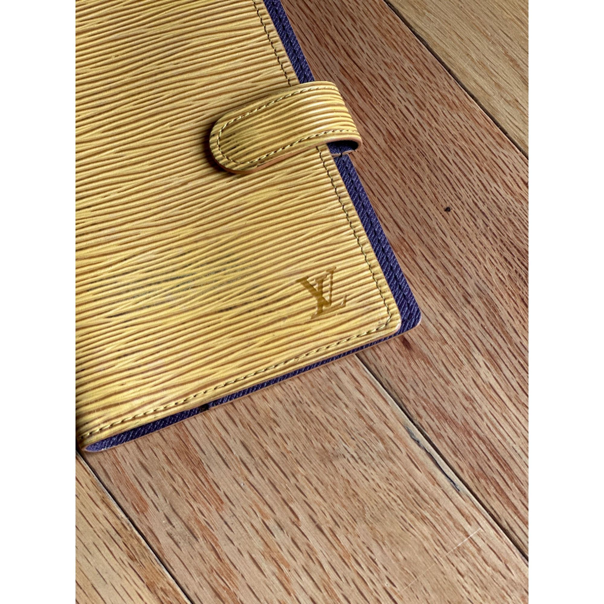 Louis Vuitton LOUIS VUITTON EPI AGENDA PM DAY PLANNER COVER YELLOW R20059 Size ONE SIZE - 2 Thumbnail
