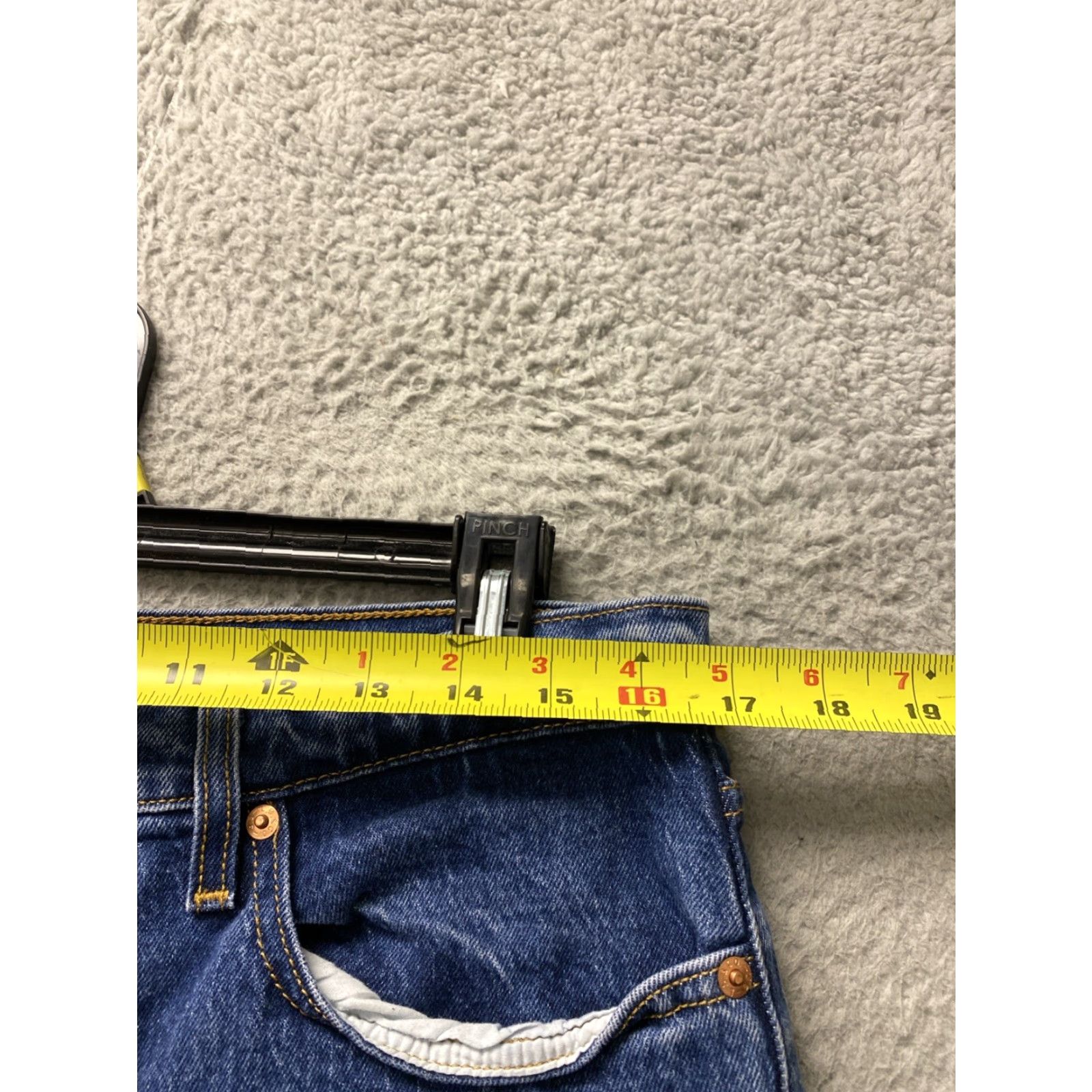 Levi's LEVI'S 502 Jeans Men’s 33x27 Blue Denim Raw Hem Big E 5-Pocket Regular Rise Mid Vintage: No (Note: Vintage field is No per specs) Size US 33 - 6 Thumbnail