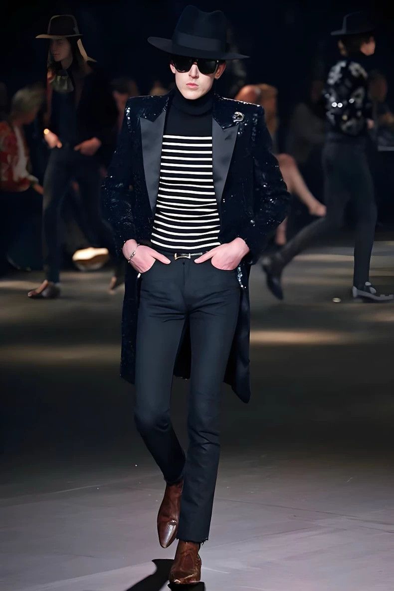 Saint Laurent Paris Saint Laurent Paris 16 Fall/Winter Runway Black Chain D10 Size US 30 / EU 46 - 7 Thumbnail