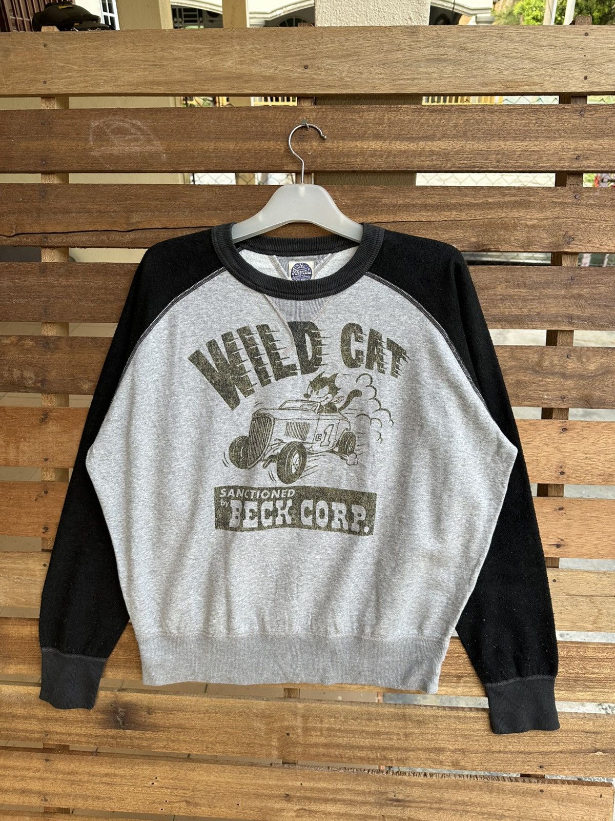 The Real McCoy's Vintage Toys Mccoy Felix The Cat Raglan Style Sweatshirt Size US L / EU 52-54 / 3 - 1 Thumbnail