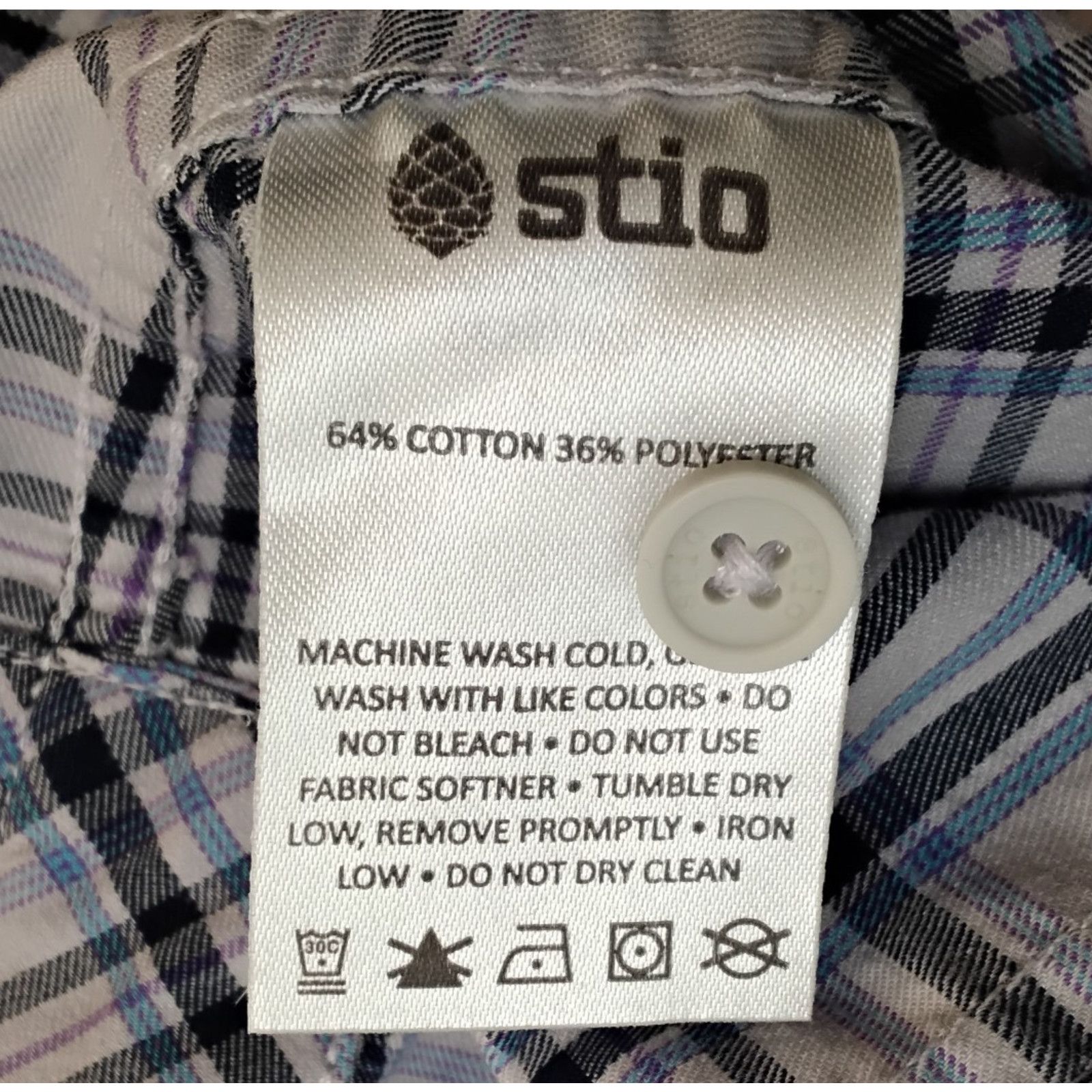 Stio Stio Collared Shirt Women's M Purple/Blue Plaid Casual Size M / US 6-8 / IT 42-44 - 9 Thumbnail