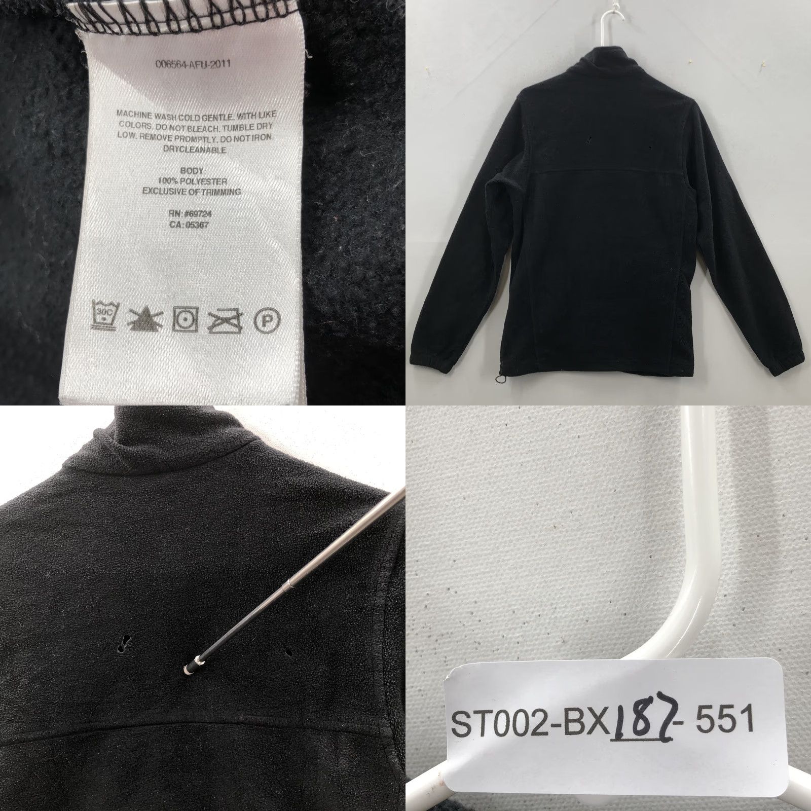 Vintage Columbia Sportswear Womens Jacket Size S Black Fleece Zipped Pockets Full Zip Outdoor Casual Womens Size S / US 4 / IT 40 - 8 Thumbnail