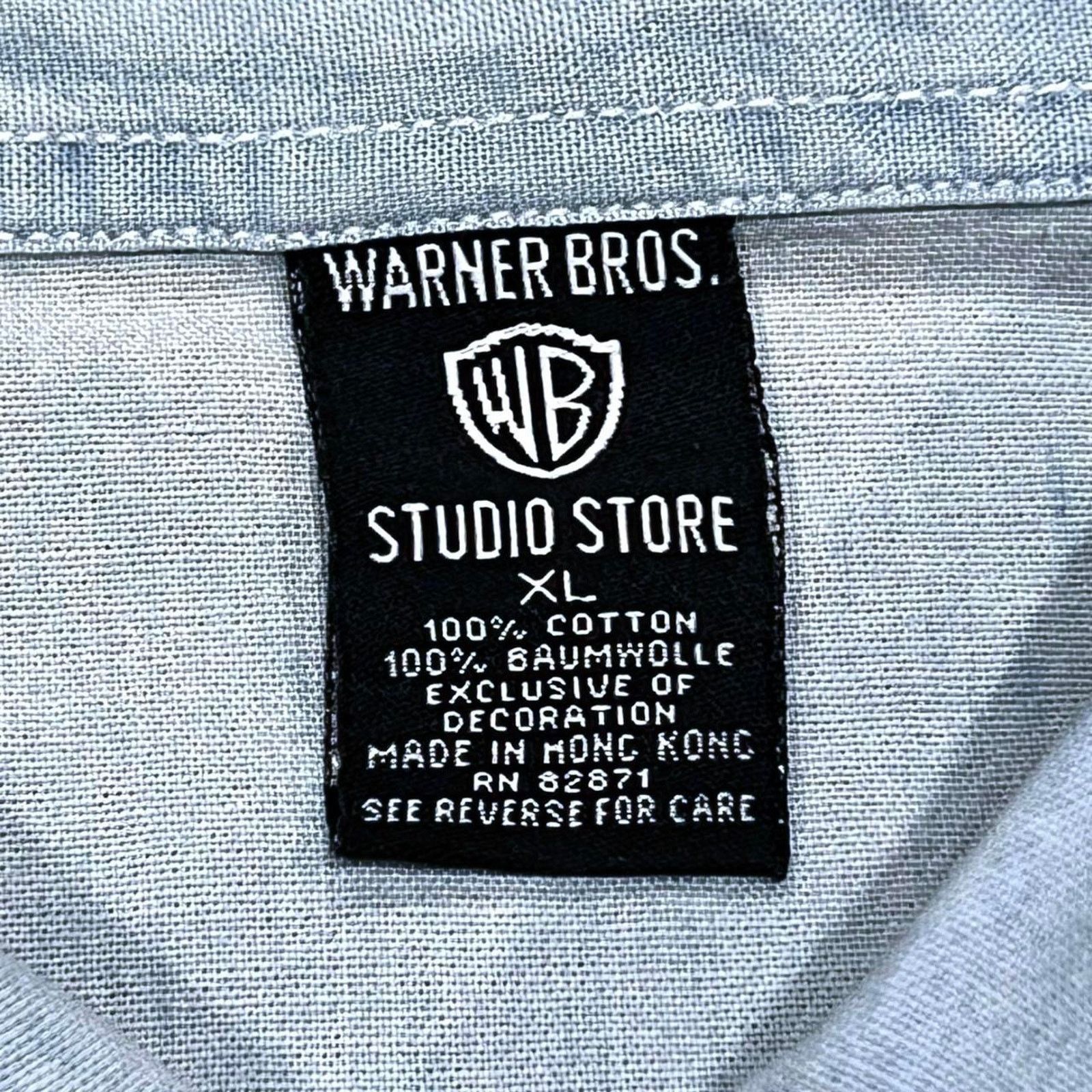 Warner Bros Warner Bros. (90s) Looney Tunes Embroidered Button-Up Shirt Size US XL / EU 56 / 4 - 6 Thumbnail