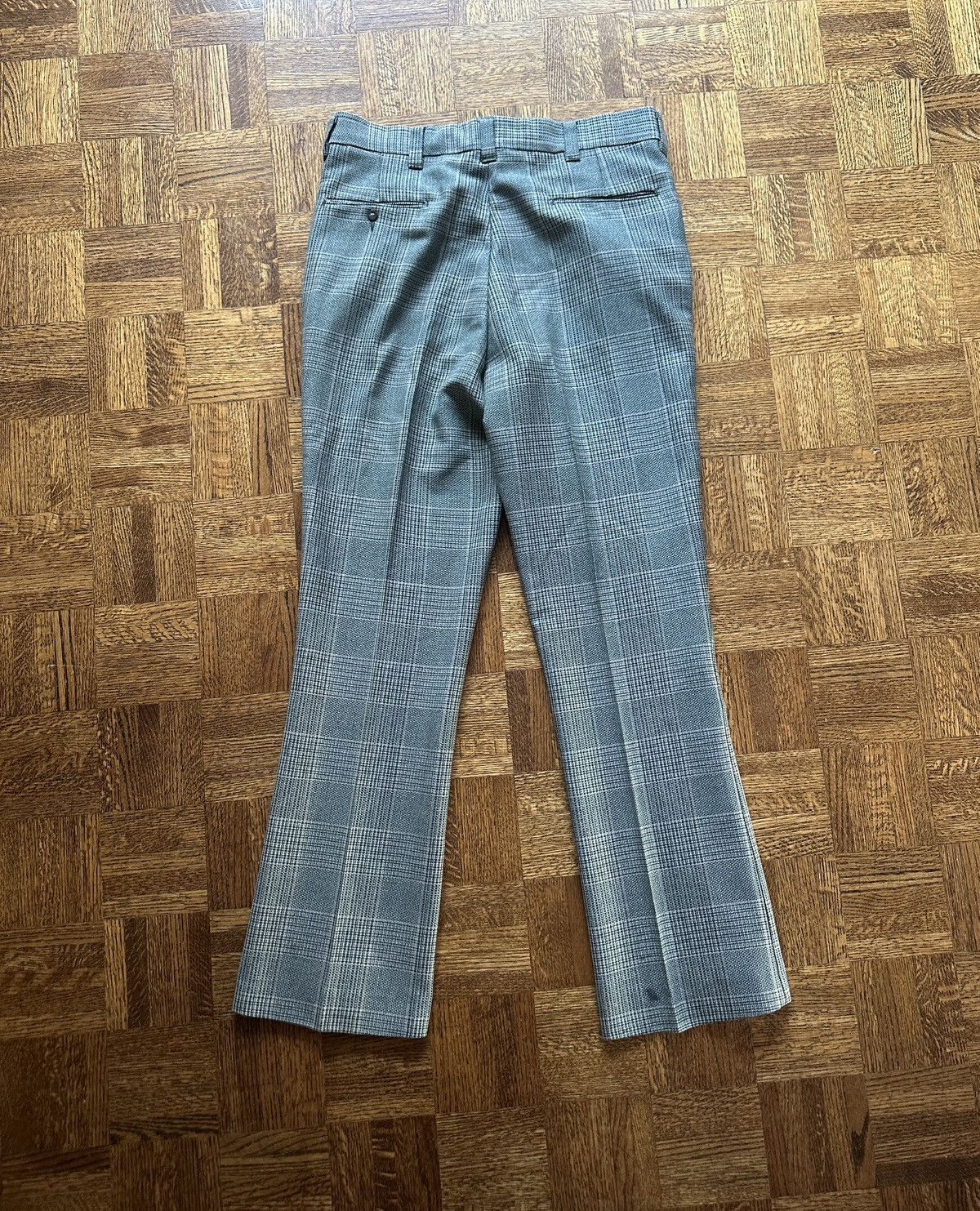 Vintage Vintage 70s Sears Plaid Give and Take Stretch Slacks Trouser Size US 35 - 2 Thumbnail