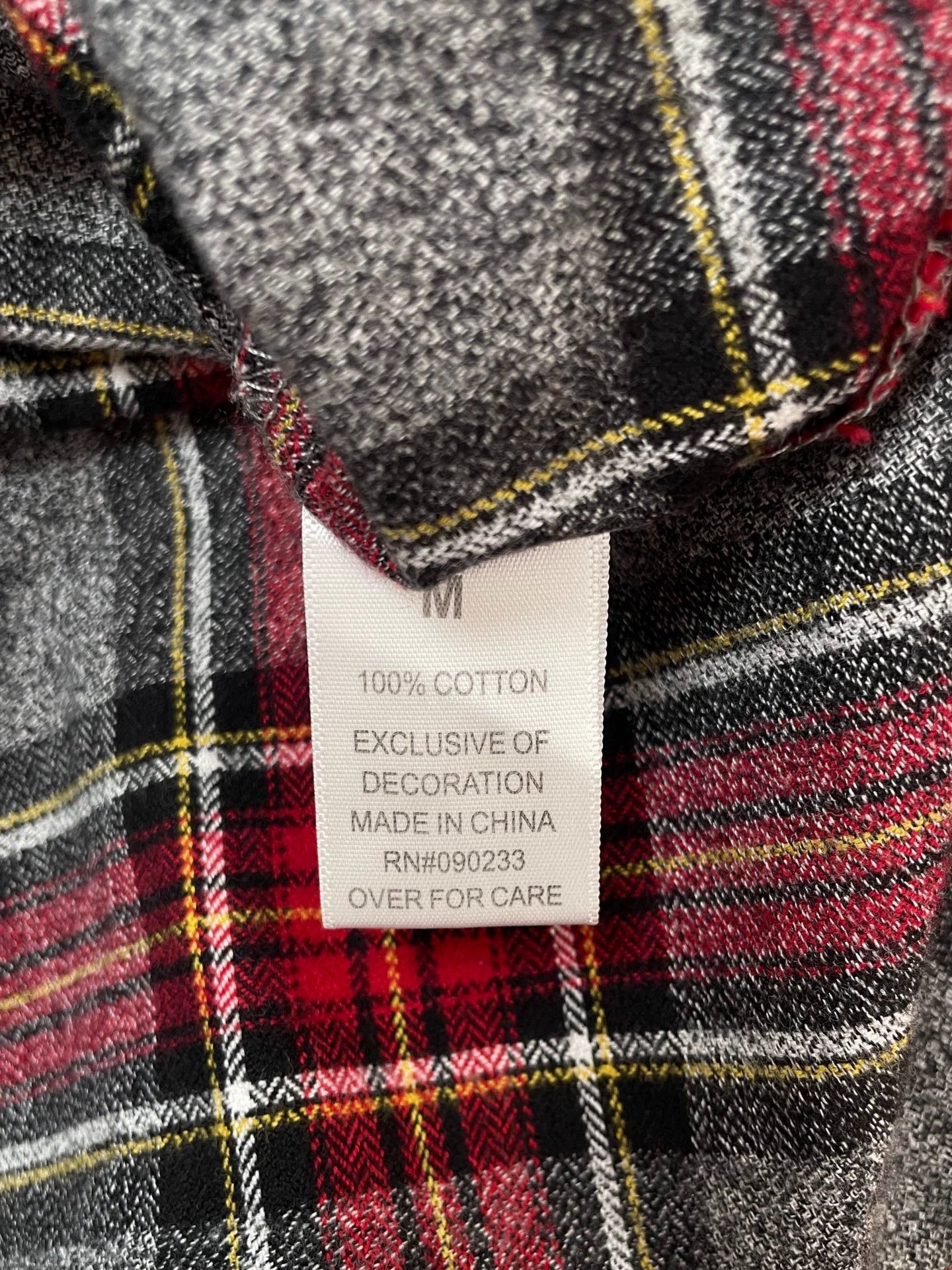 Fear of God Fear of God S2 Second Line Gray Red Check Shirt M Size US M / EU 48-50 / 2 - 4 Thumbnail