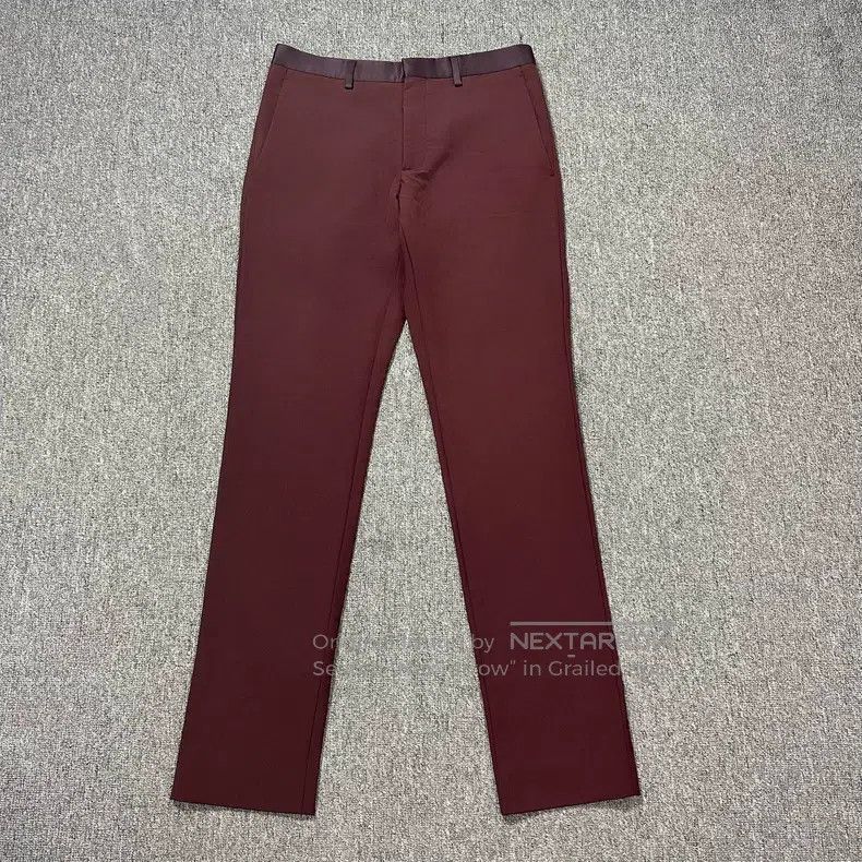 Dior Dior Burgundy satin stitching suit pants Size US 30 / EU 46 - 1 Thumbnail