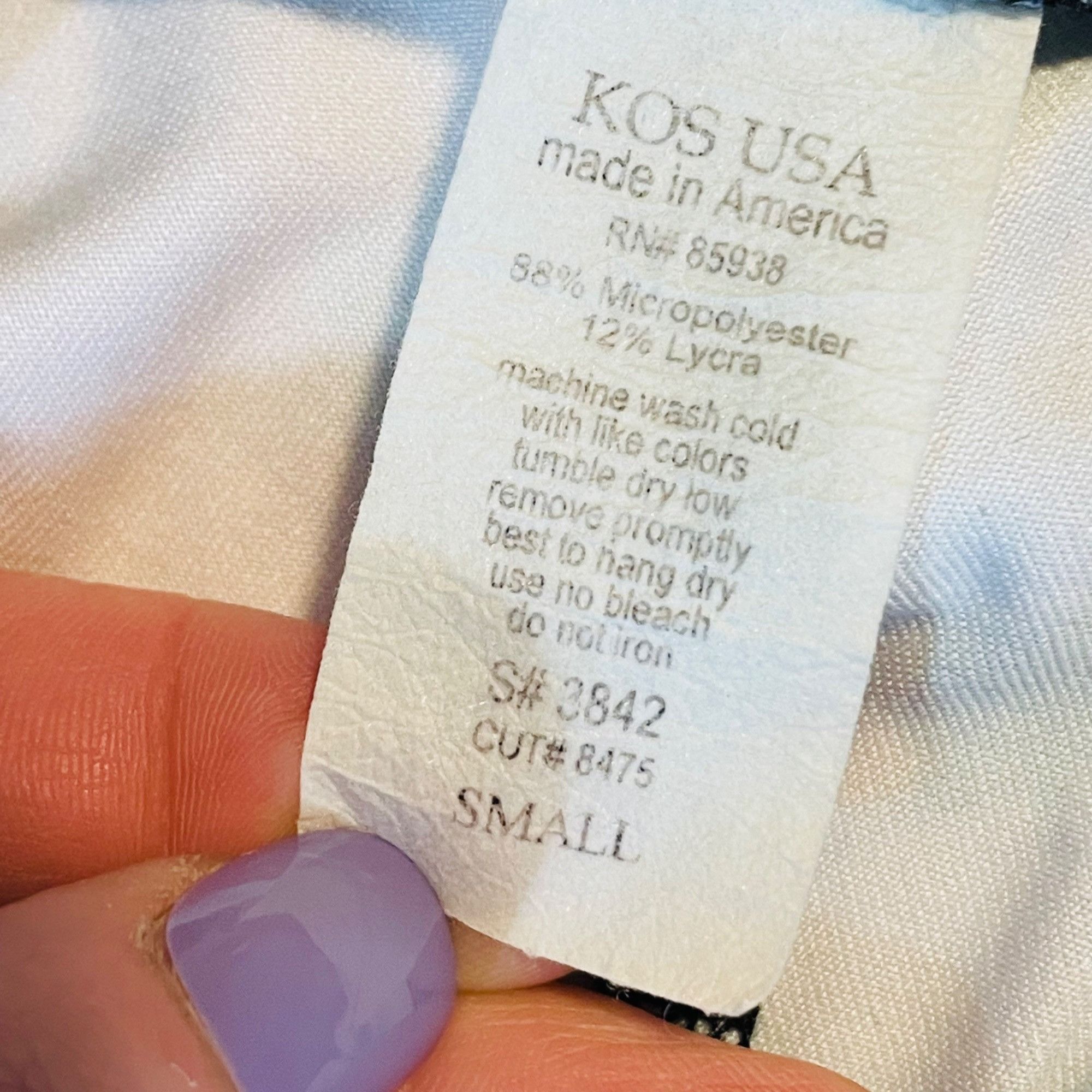 Other KOS USA Womens Floral Print Leggings Size S Stretch Fitness Size 26" / US 2 / IT 38 - 6 Thumbnail
