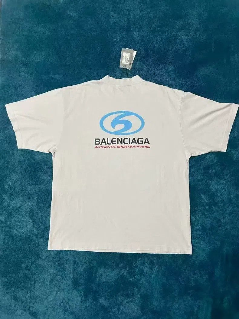 Balenciaga Balenciaga Multielement Logo Short Sleeve White Size US L / EU 52-54 / 3 - 2 Thumbnail