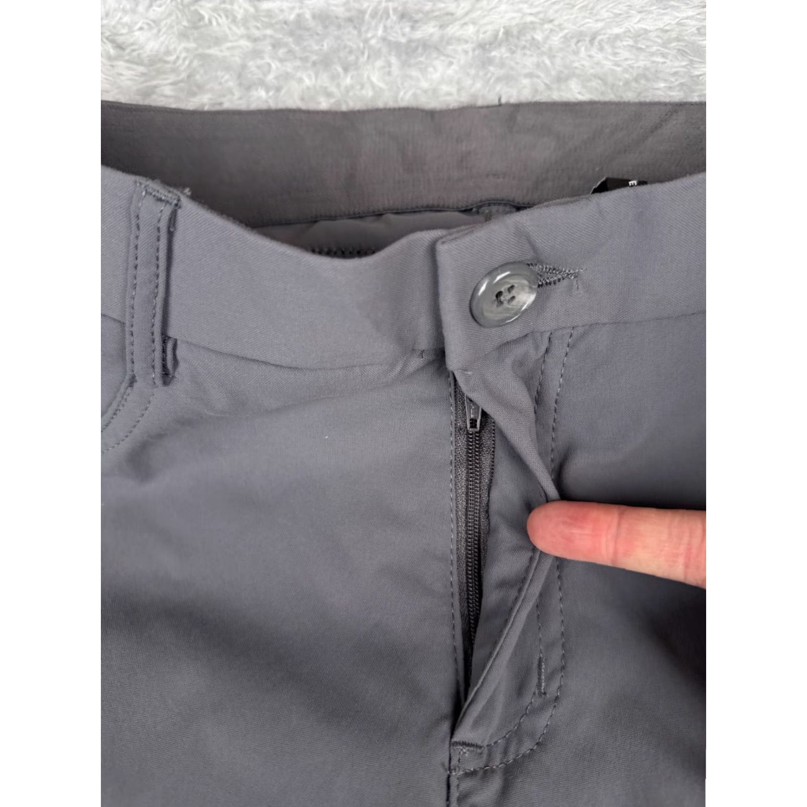 Vintage Cintas Pants 34 Gray Chino Nylon Blend Design Collection Straight Leg Uniform Size US 34 / EU 50 - 5 Thumbnail