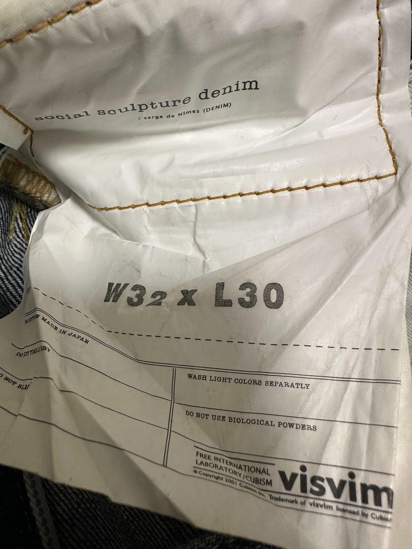 Visvim visvim 03D10 jeans Nextarrow-2501 Size US 32 / EU 48 - 3 Thumbnail