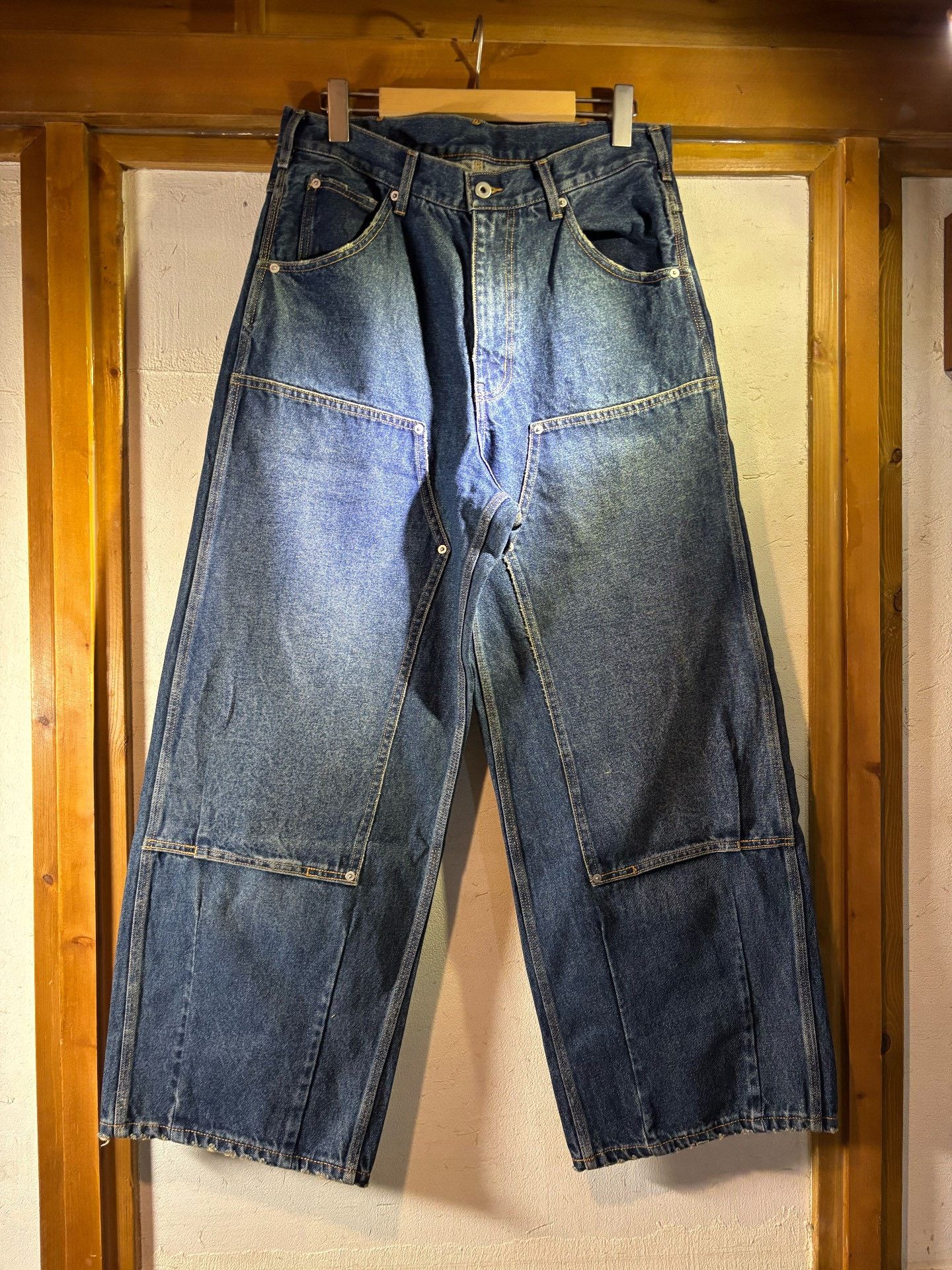 Journal Standard Journal Standard Washed Denim Logger Pants Size US 34 / EU 50 - 1 Thumbnail