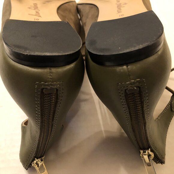 Sam Edelman SAM EDELMAN WOMEN'S GREEN LEATHER SHOES SIZE: 10 Size US 10 / IT 40 - 6 Thumbnail