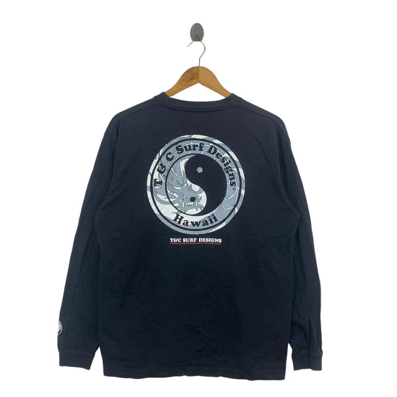 Vintage Vintage T&C SURF DESIGNS DRAGON Ying Yang Tee Shirt Top Size US L / EU 52-54 / 3 - 1 Thumbnail