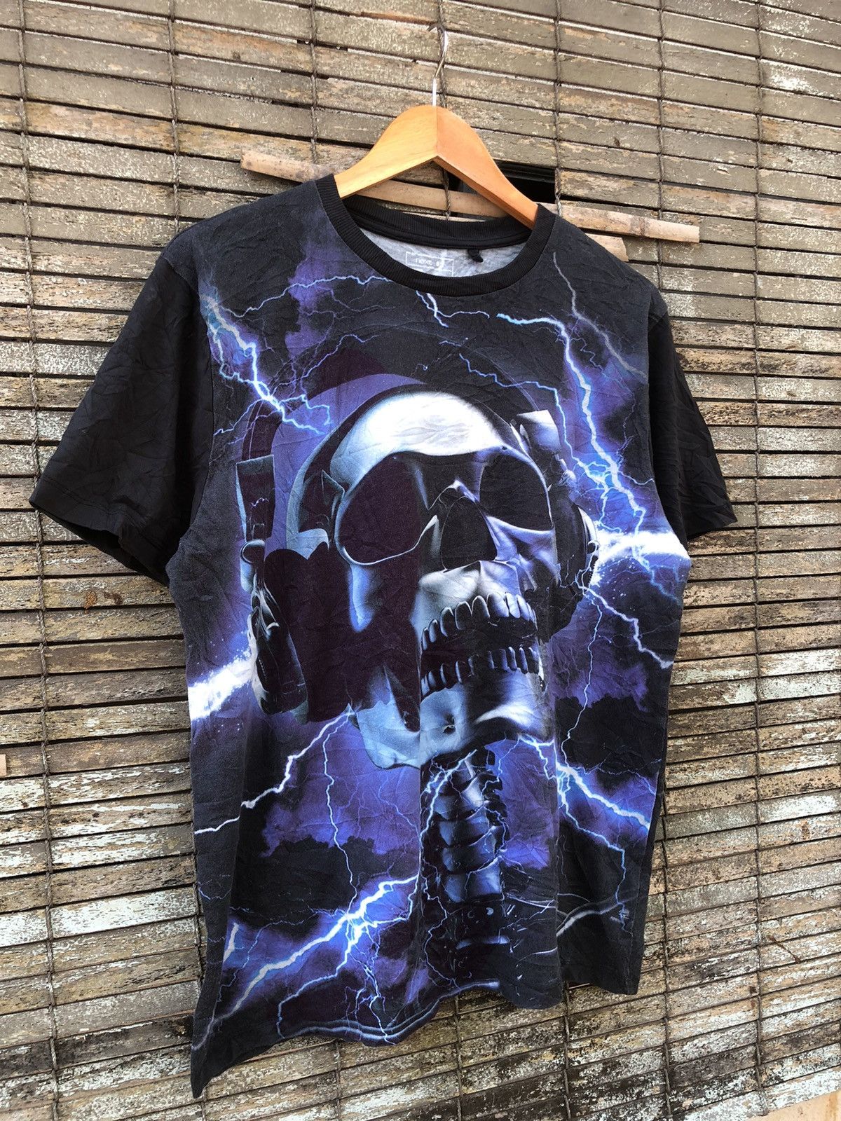 Affliction × Japanese Brand Japanese Brand Next 82 OVP Flame Skull Tee Size US L / EU 52-54 / 3 - 5 Thumbnail