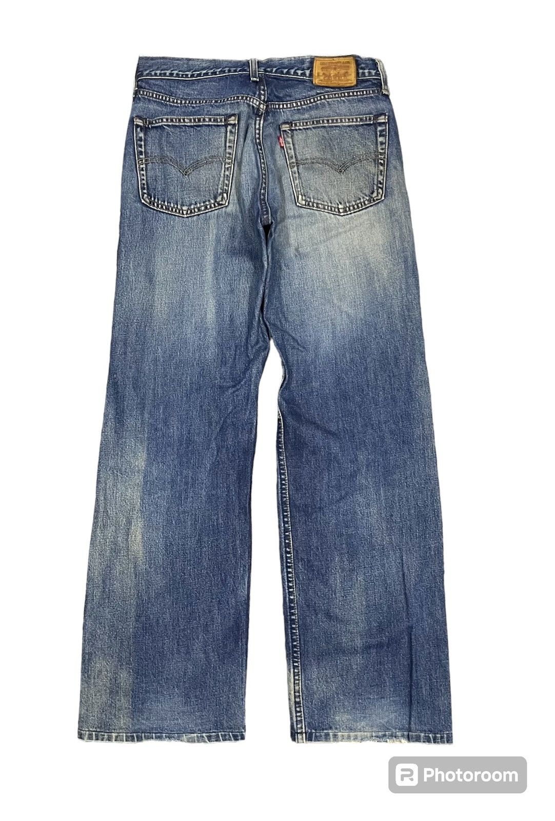 Levi's Vintage Clothing 90s LEVIS 503 J22 DISTRESSED DENIM FADED DESIGN Size US 28 / EU 44 - 3 Thumbnail