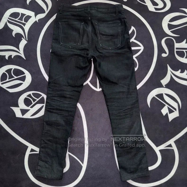 Saint Laurent Paris Saint Laurent Paris Waxed Basic Denim Jeans Size US 27 - 2 Thumbnail