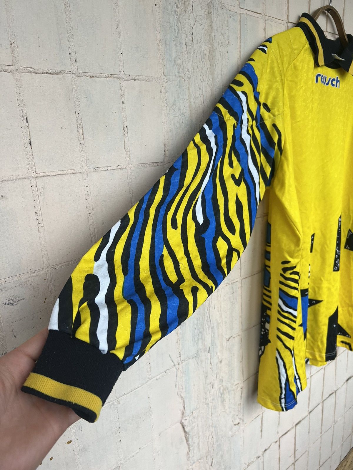 Vintage 90s Goalkeeper Football Shirt Soccer Jersey Template Reusch Size US L / EU 52-54 / 3 - 11 Thumbnail