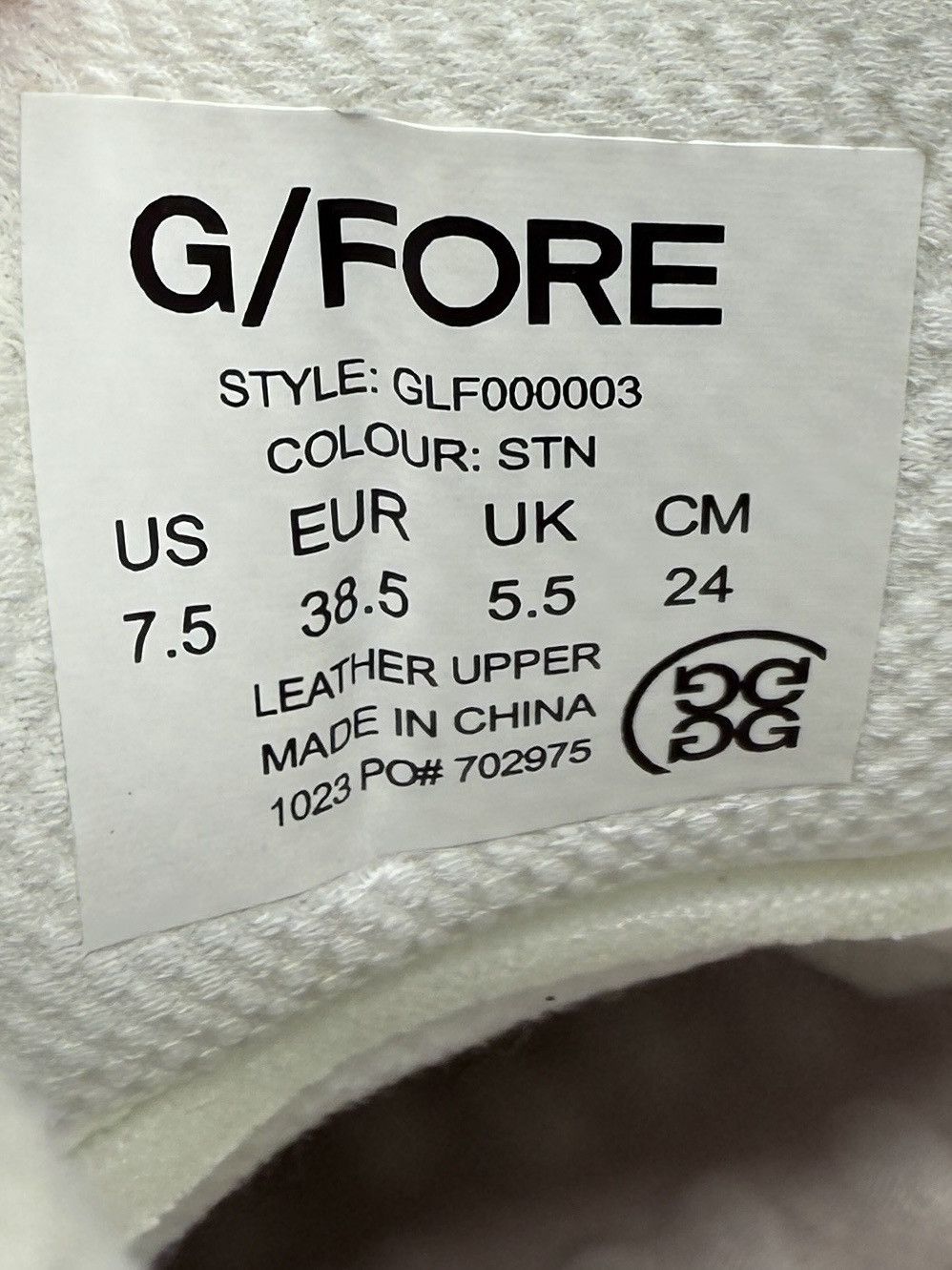 G/FORE G/FORE Women 7.5 Gallivanter Leather Golf Shoes GLF000003 Size US 7.5 / IT 37.5 - 9 Thumbnail