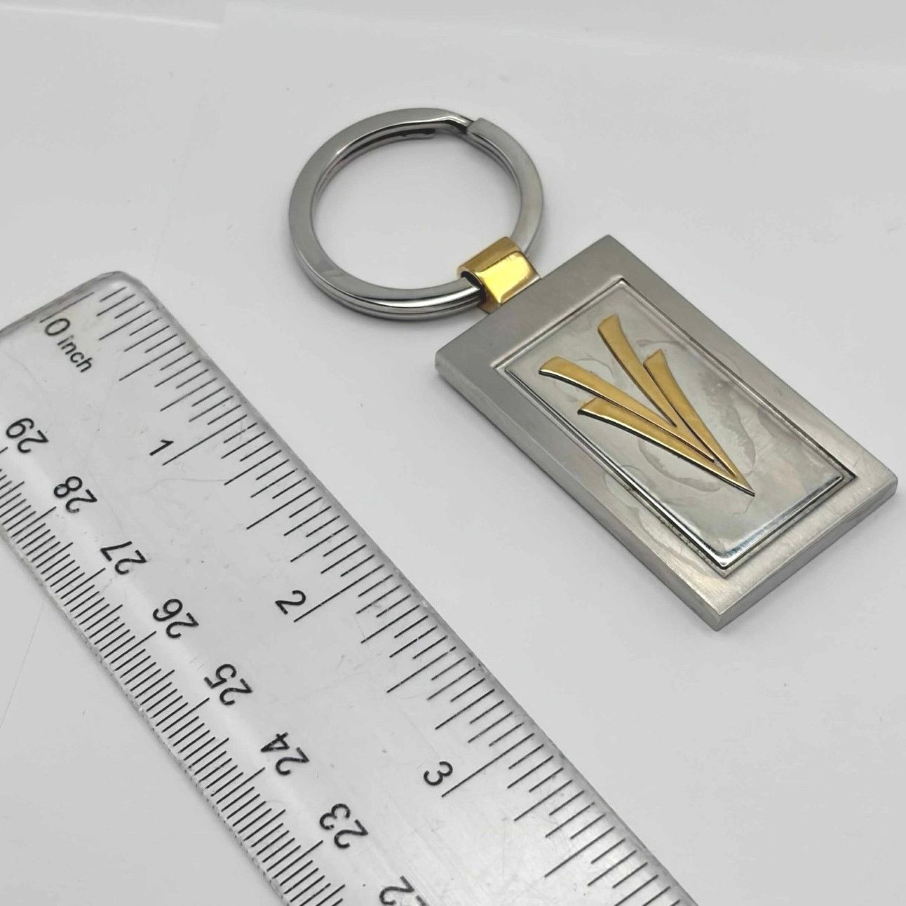 Other Silver & Gold V Keychain Size ONE SIZE - 2 Thumbnail
