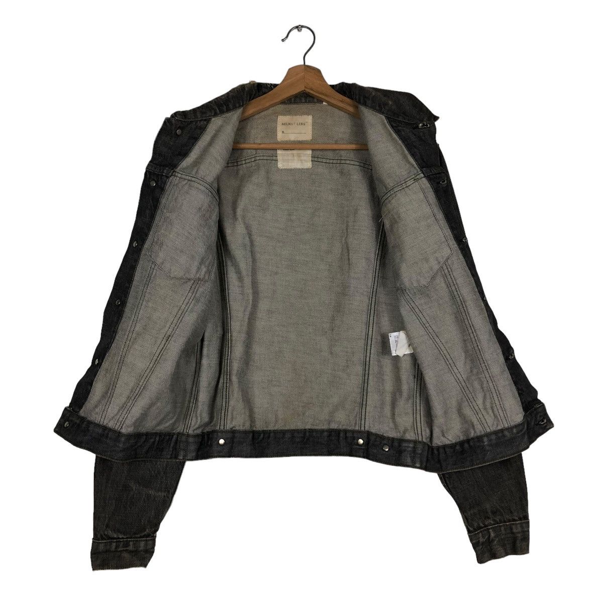 Helmut Lang 🔥VINTAGE HELMUT LANG CLASSIC DENIM TRUCKER JACKET BIKER Size US M / EU 48-50 / 2 - 15 Thumbnail