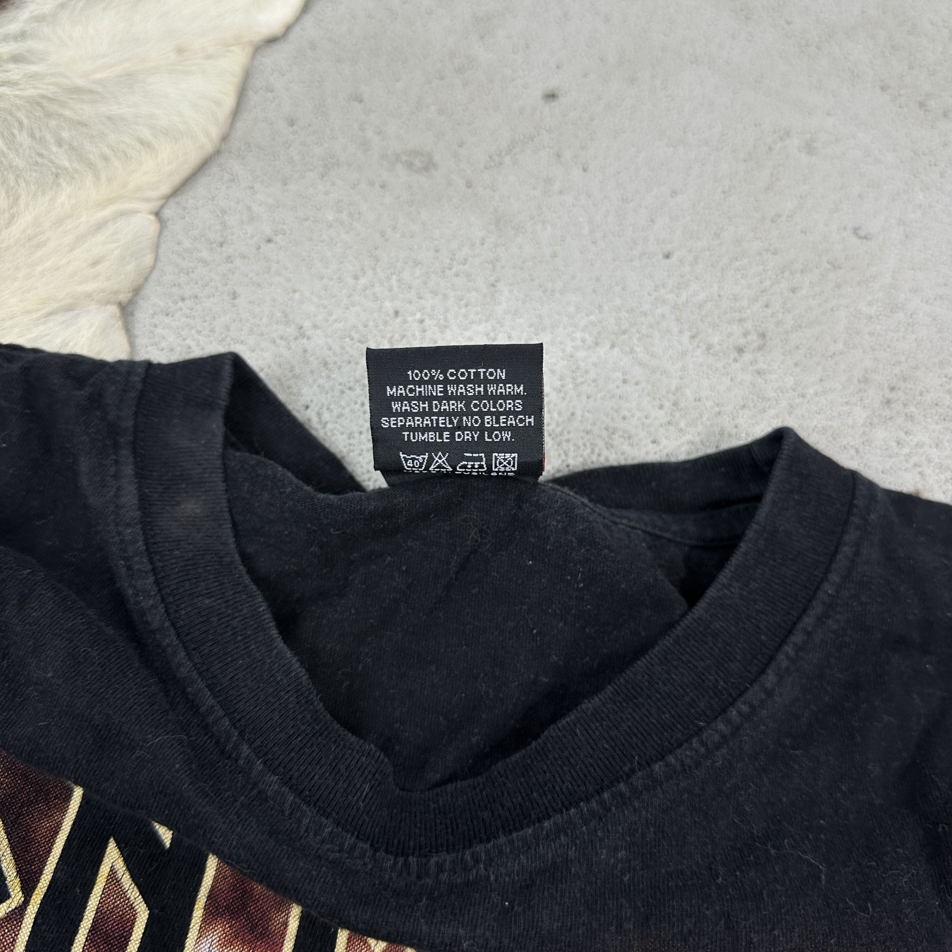 Iron Maiden × Vintage Vintage Y2K Iron Maiden Printed Oversize T-shirt Size US L / EU 52-54 / 3 - 3 Thumbnail