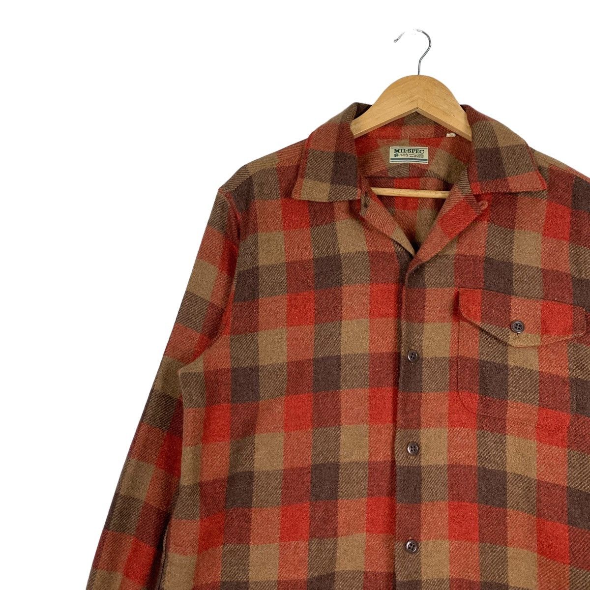 Flannel MIL-SPEC Boston Nine Tartan Single Pocket Flannel #1167-C53 Size US L / EU 52-54 / 3 - 6 Thumbnail