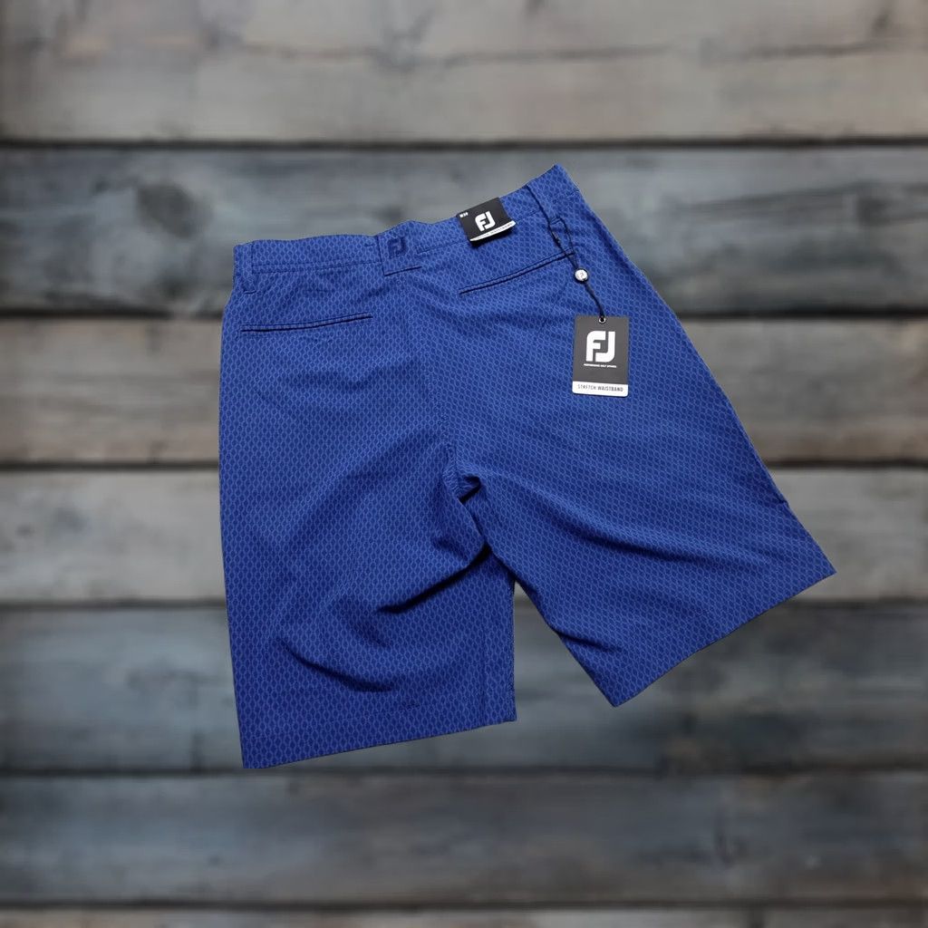 Footjoy FootJoy Tonal Print Golf Shorts Mens 30 Blue Twilight 10 Inseam Stretch NWT Size US 30 / EU 46 - 1 Thumbnail
