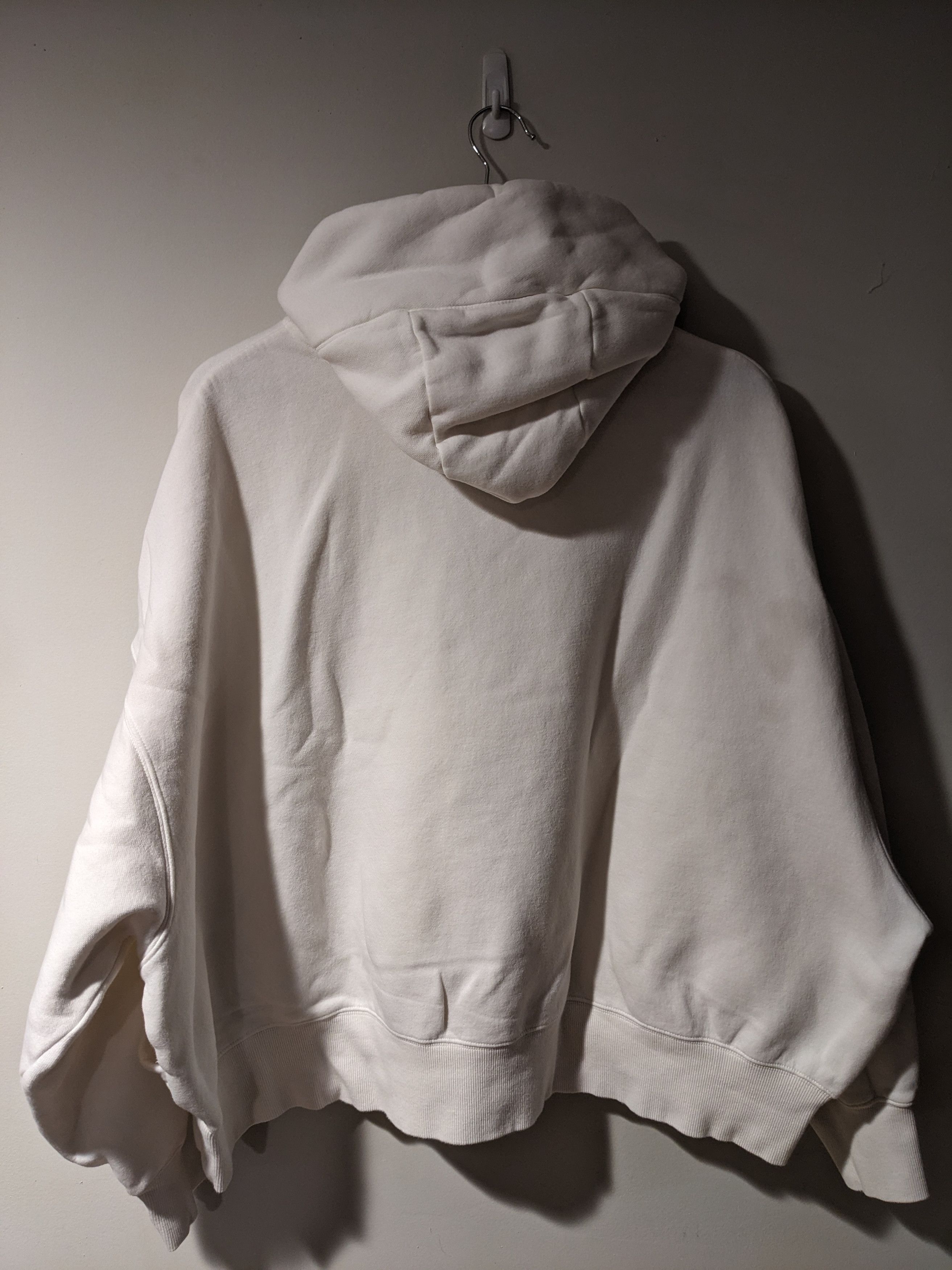 Nike × Vintage Nike Center Swoosh White Large Hoodie Size US L / EU 52-54 / 3 - 5 Thumbnail