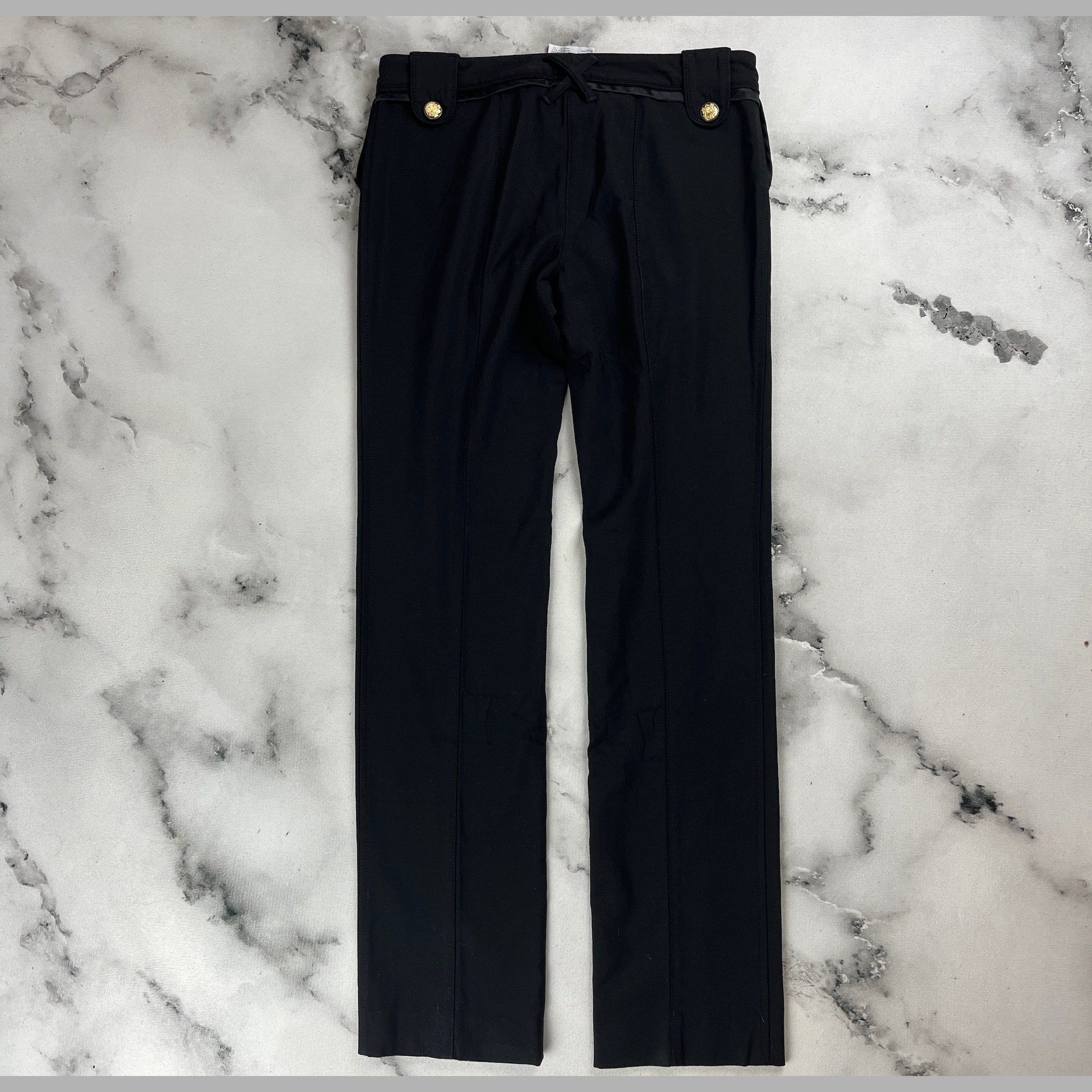 Dolce & Gabbana Pantaloni DOLCE & GABBANA Bottoni Oro – 44 IT Size US 30 / EU 46 - 1 Thumbnail