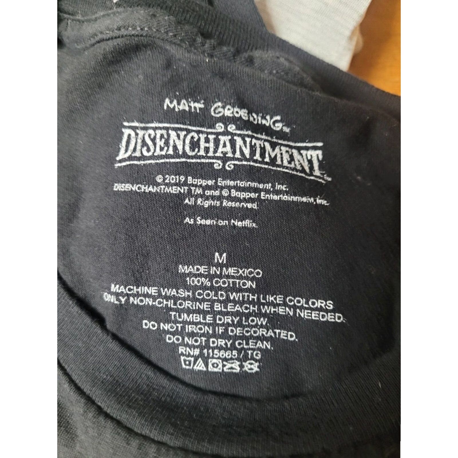 Vintage Disenchantment The Flying Scepter Dreamland T Shirt Medium Matt Groening Cartoon Shirt Mens M Black Crew Neck Short Sleeve Graphic Print Vintage Size US M / EU 48-50 / 2 - 3 Thumbnail