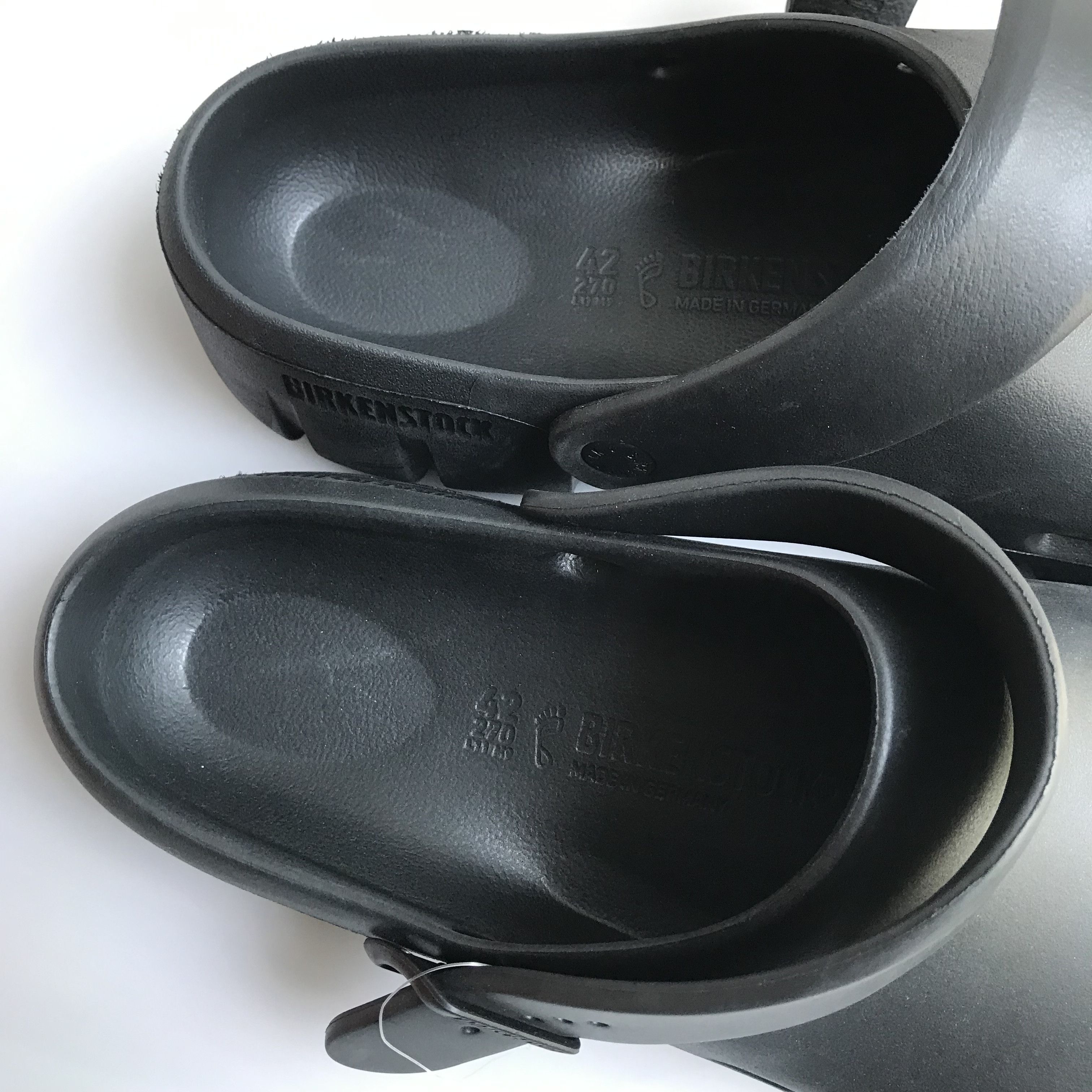 Birkenstock Birkenstock Birki Flow Black Size 42 eur 8uk Made in Germany Size US 9 / EU 42 - 4 Thumbnail