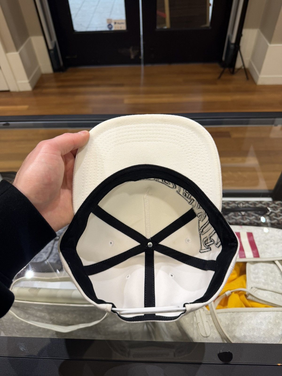 Supreme Supreme Overlap 5 Panel Hat - White Size ONE SIZE - 6 Thumbnail