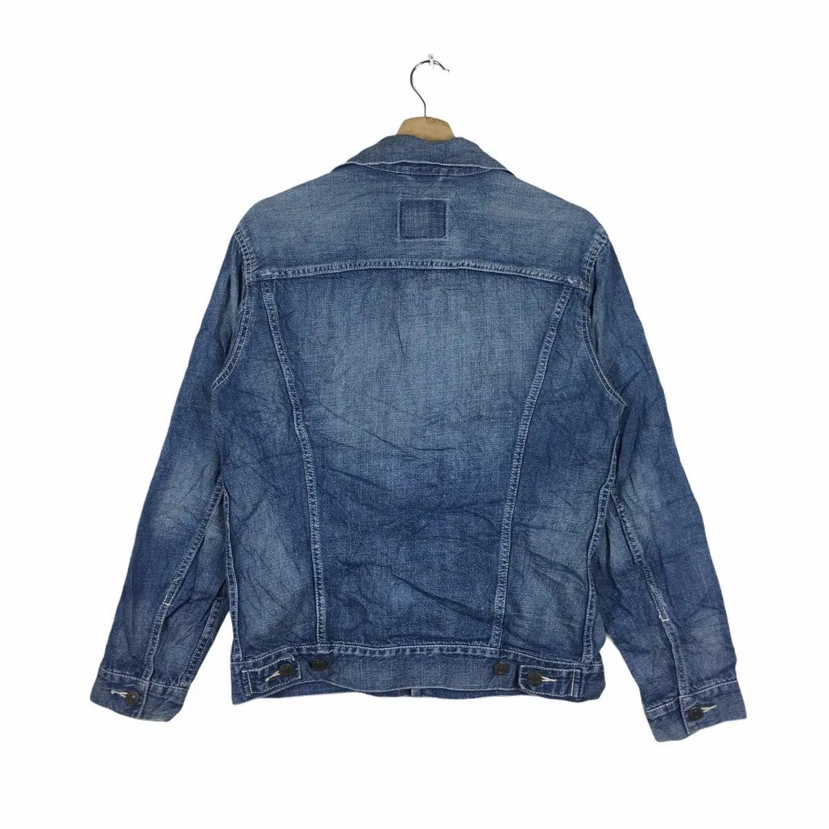 Vintage Vtg RING DENIM Trucker Denim Jeans Jacket Motorcycle Hoodie Size US M / EU 48-50 / 2 - 4 Thumbnail