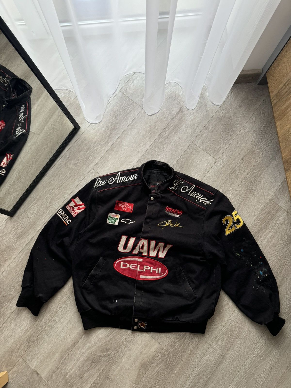 JH Design × Vintage Vintage JH Design UAW Delphi Jerry Nadeau Racing Jacket 25 Size US L / EU 52-54 / 3 - 1 Thumbnail