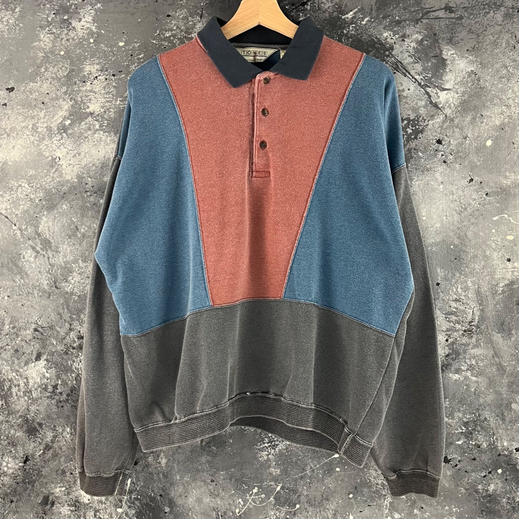 Vintage Vintage 90’s Rugby sweatshirt Size US M / EU 48-50 / 2 - 1 Thumbnail