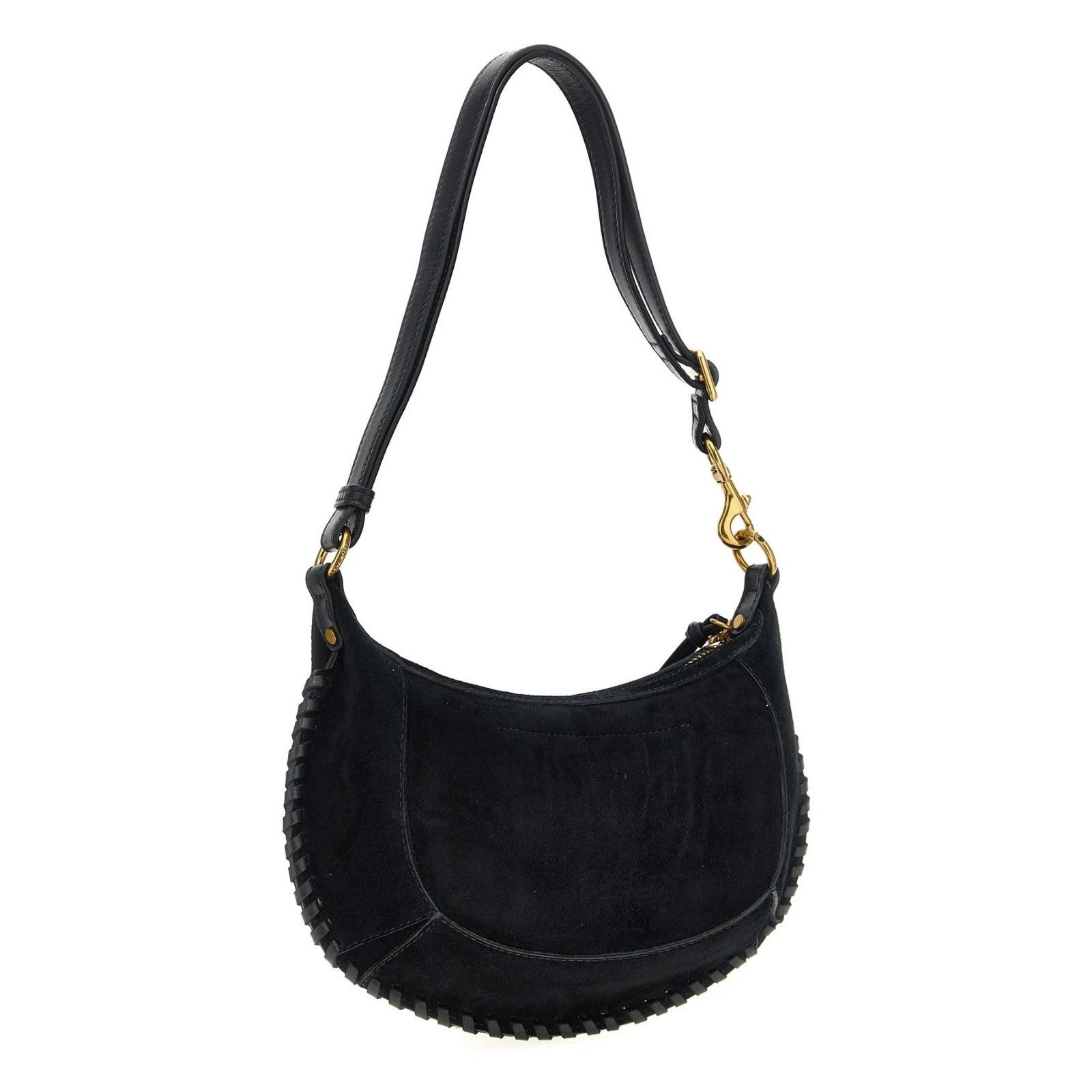 Isabel Marant Isabel Marant Oskan Moon Black Suede Shoulder Bag New And Au Size ONE SIZE - 2 Thumbnail