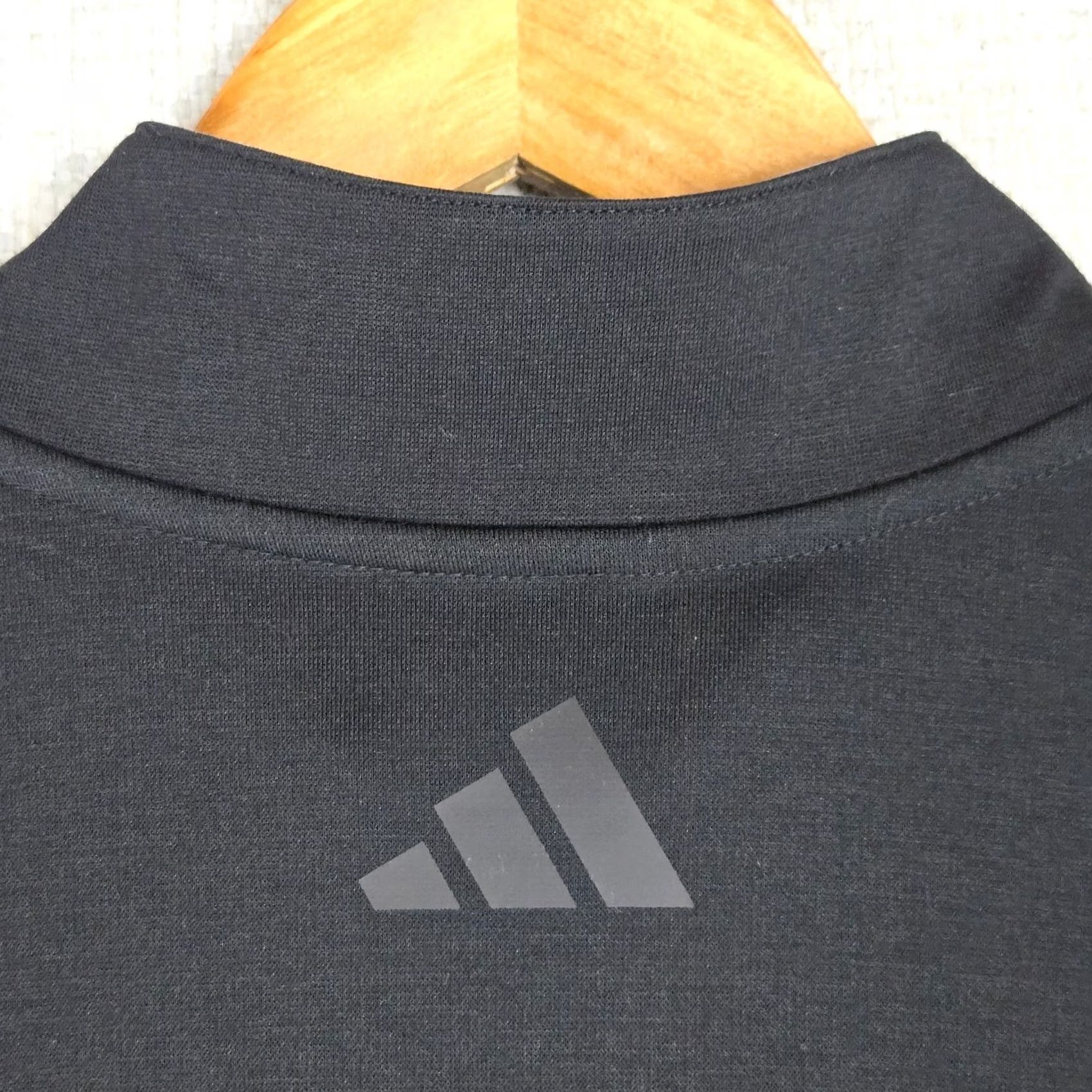 Adidas ADIDAS x SAND VALLEY Mens 2XL 1/2 Zip Pullover Black Performance Moisture Wicking Sweatshirt Golf Casual Windshirt Size US XXL / EU 58 / 5 - 7 Thumbnail